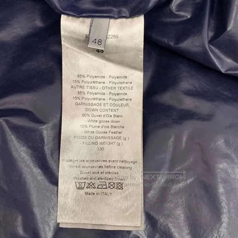 Dior Dior Dark blue hooded long-sleeved down jacket Size US M / EU 48-50 / 2 - 7 Thumbnail