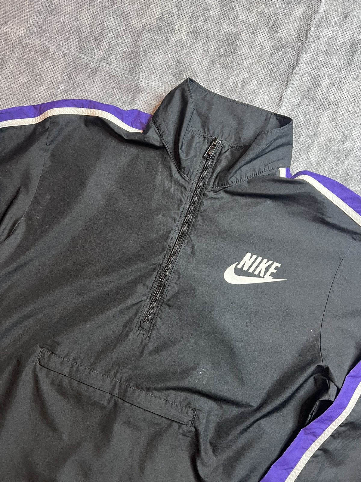 Nike Vintage Nike Nylon 1/3 Anorak Jacket Size US L / EU 52-54 / 3 - 2 Thumbnail