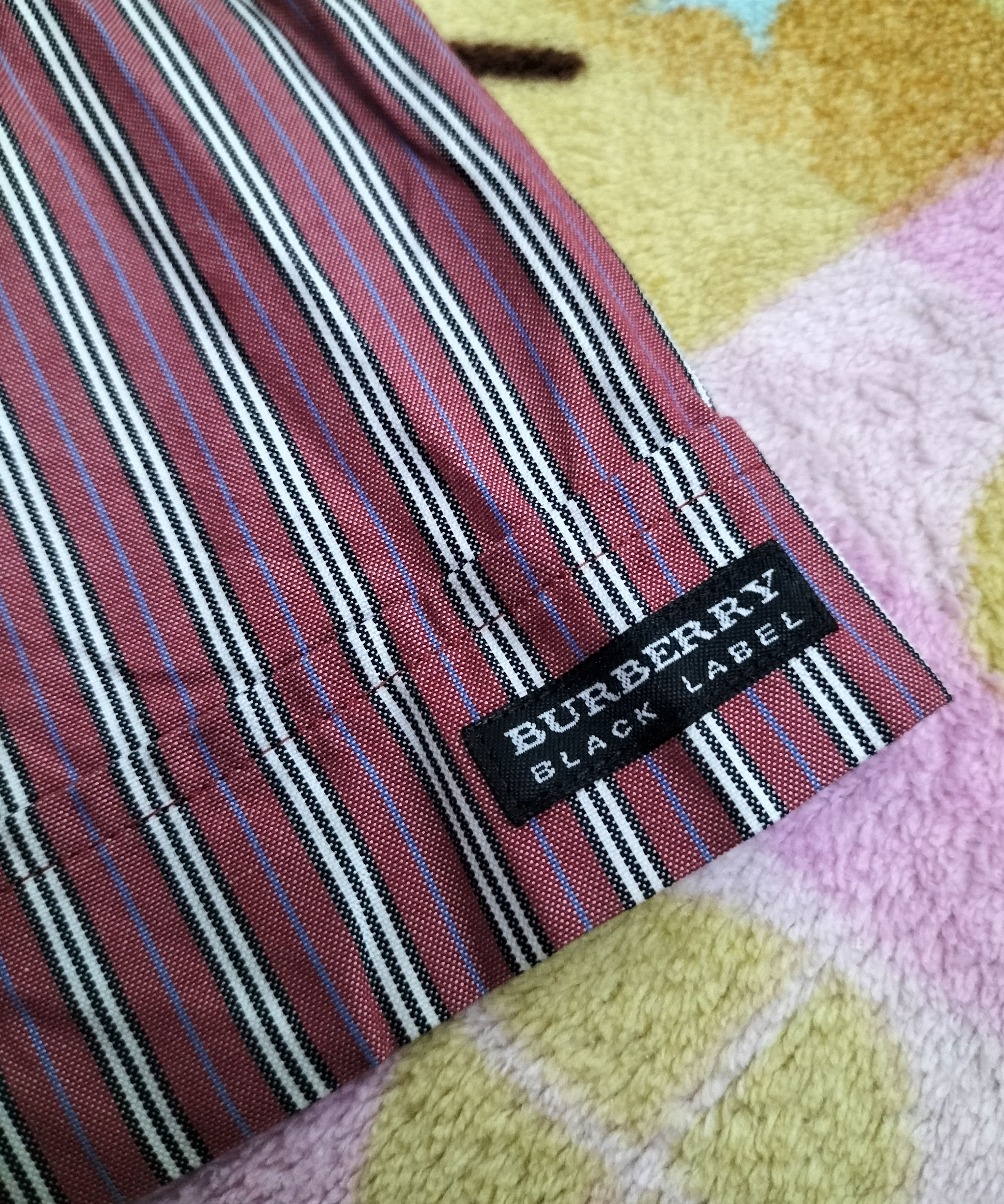 Burberry Burberry black label stripes button down shirt Size US M / EU 48-50 / 2 - 6 Thumbnail