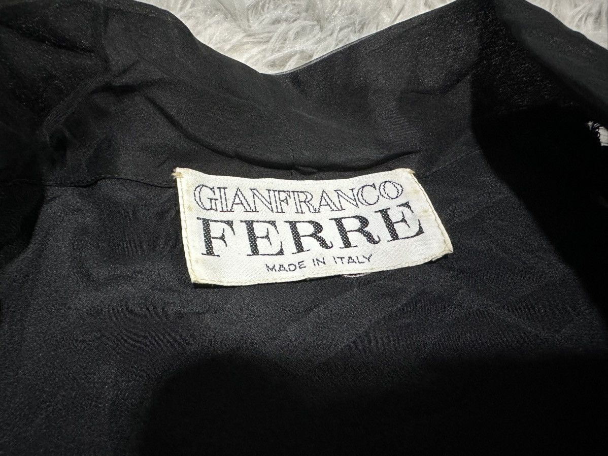 Gianfranco Ferre 🔥Vintage Gianfranco Ferre Silk Shirt See Through Size US L / EU 52-54 / 3 - 5 Thumbnail