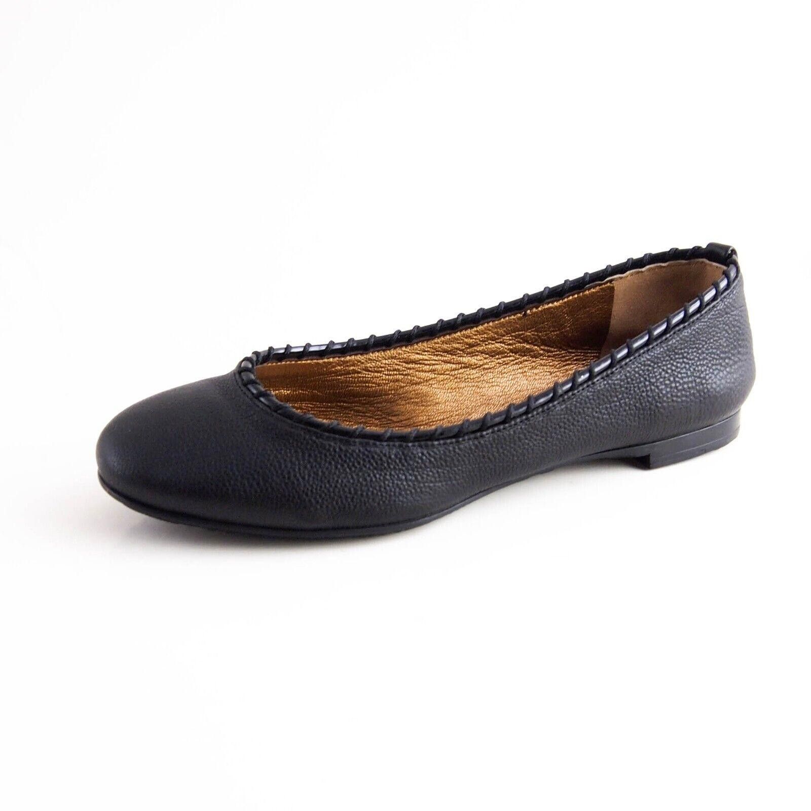 Bally Bally Merak Flats Black Leather Womens EU 36 US 5.5 $520 Size US 5.5 / IT 35.5 - 2 Thumbnail