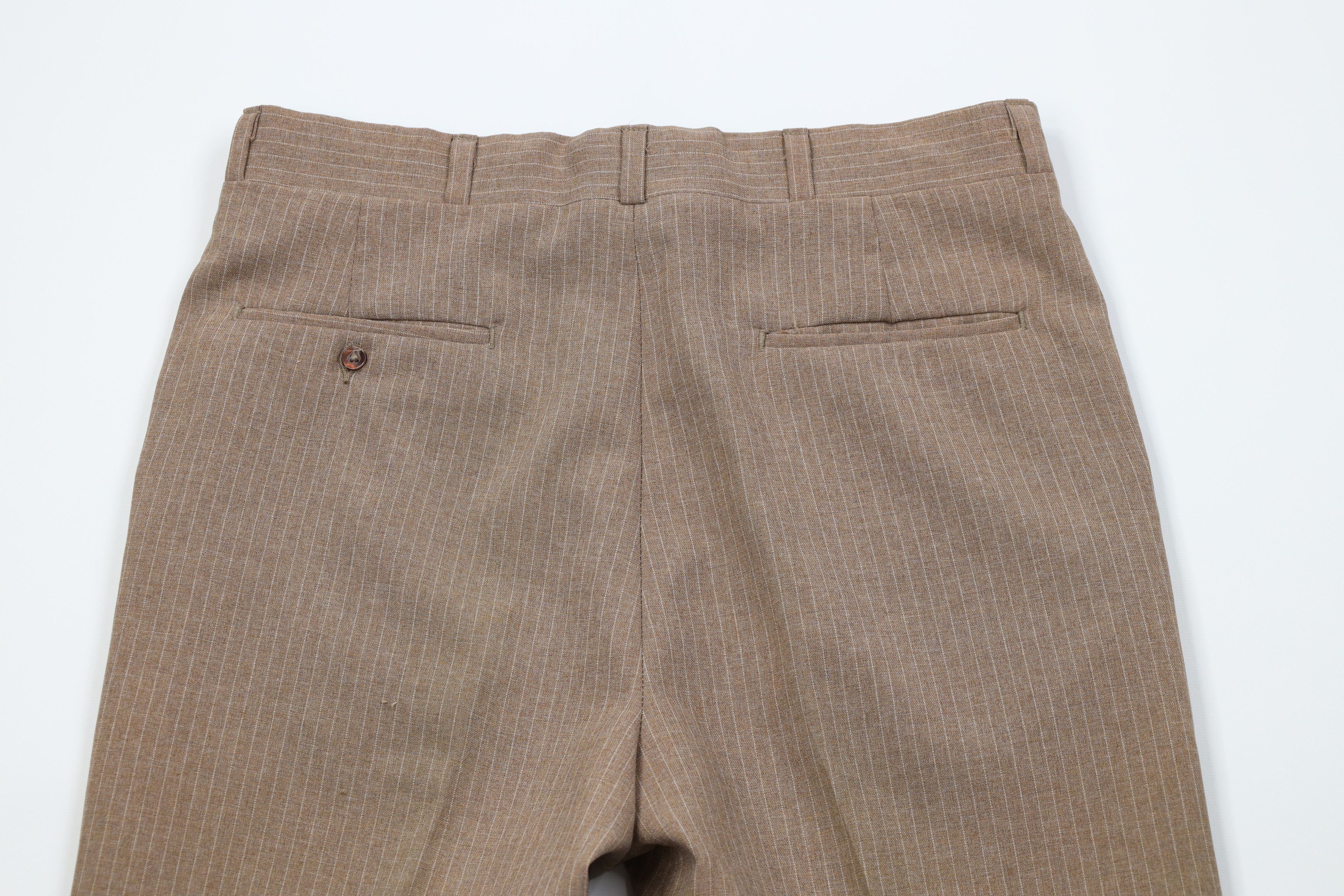 Vintage Vintage 70s Streetwear Knit Wide Leg Chino Pants Beige USA Size US 34 / EU 50 - 11 Thumbnail