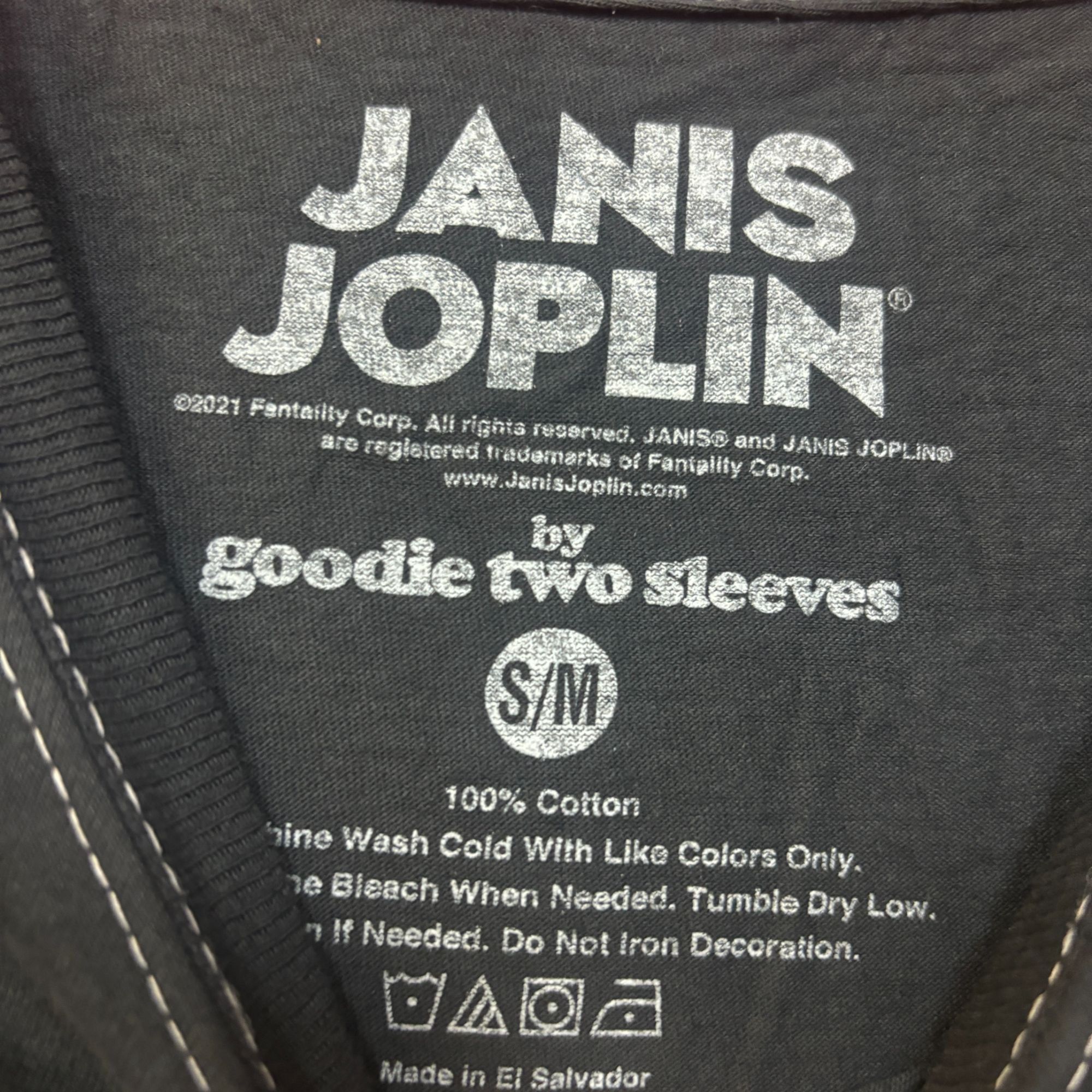 Other Janis Joplin Live Forest Hills 1969 Rock Concert Tee S/M Size US M / EU 48-50 / 2 - 4 Thumbnail