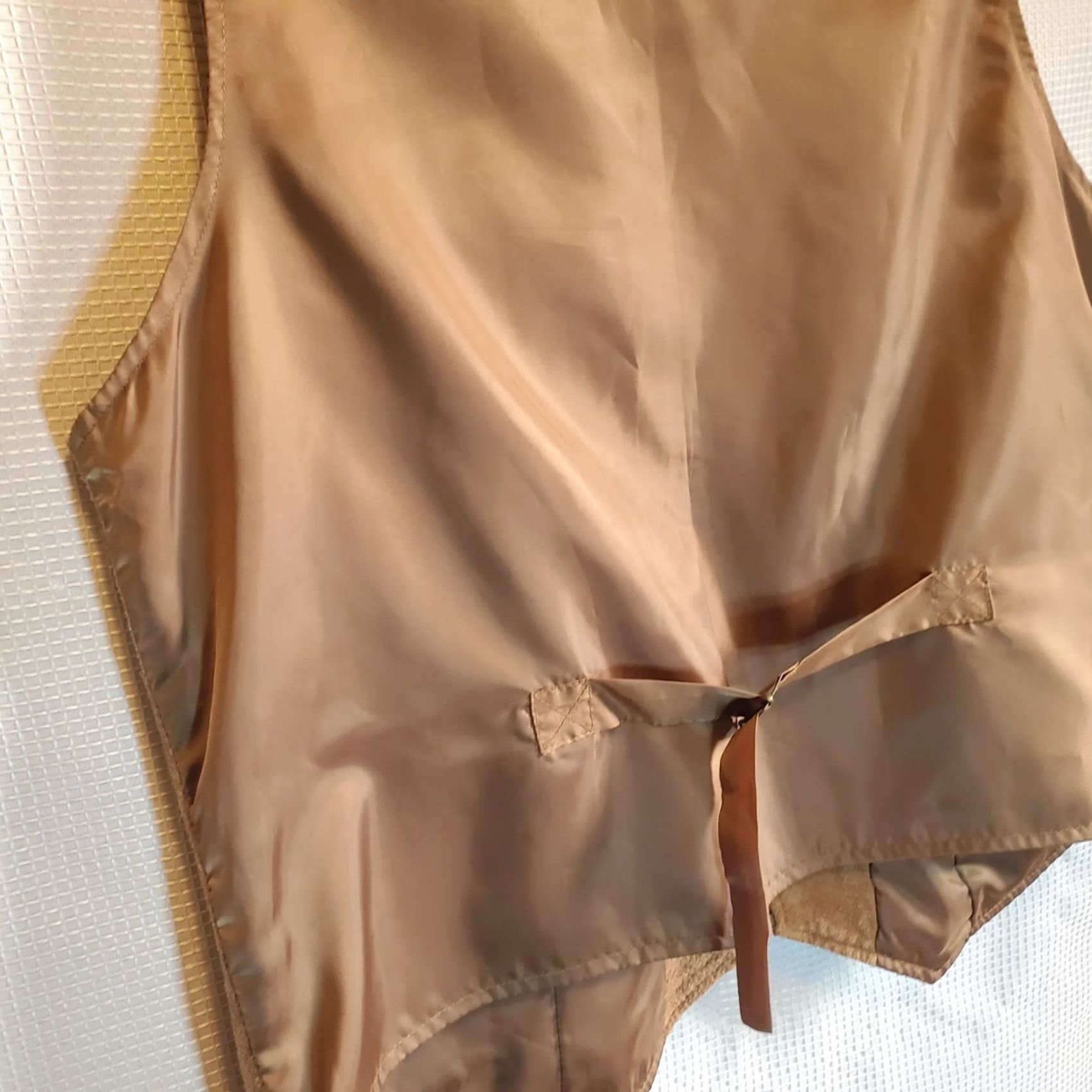Jantzen VINTAGE Jantzen Womens Vest L Leather Suede Full Zip Brown Western Biker Rodeo 80s 90s Size L / US 10 / IT 46 - 7 Thumbnail