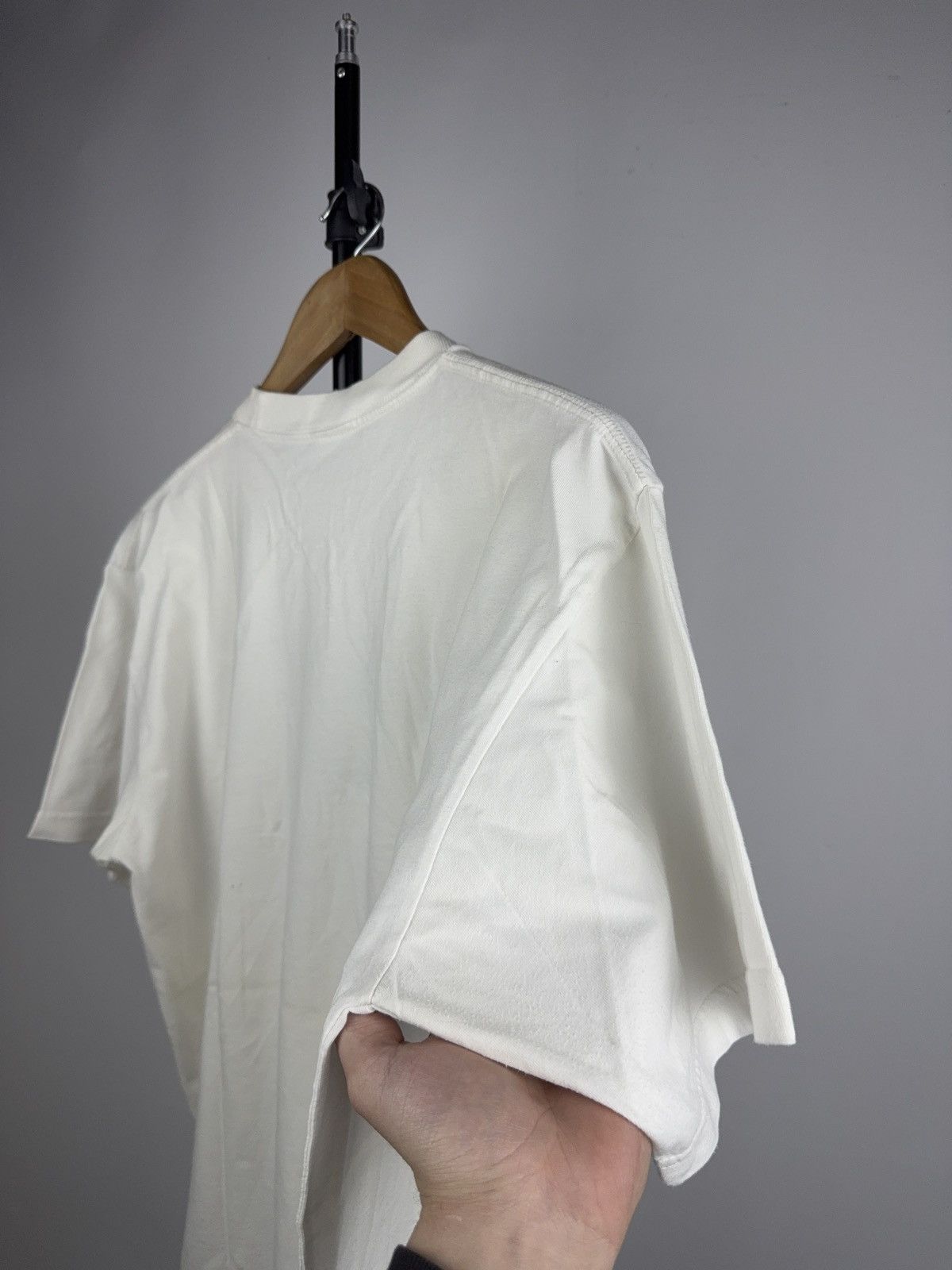 Nike Vintage 90s Retro Nike Big Logo Swoosh T-Shirt White 90s Size US L / EU 52-54 / 3 - 20 Thumbnail