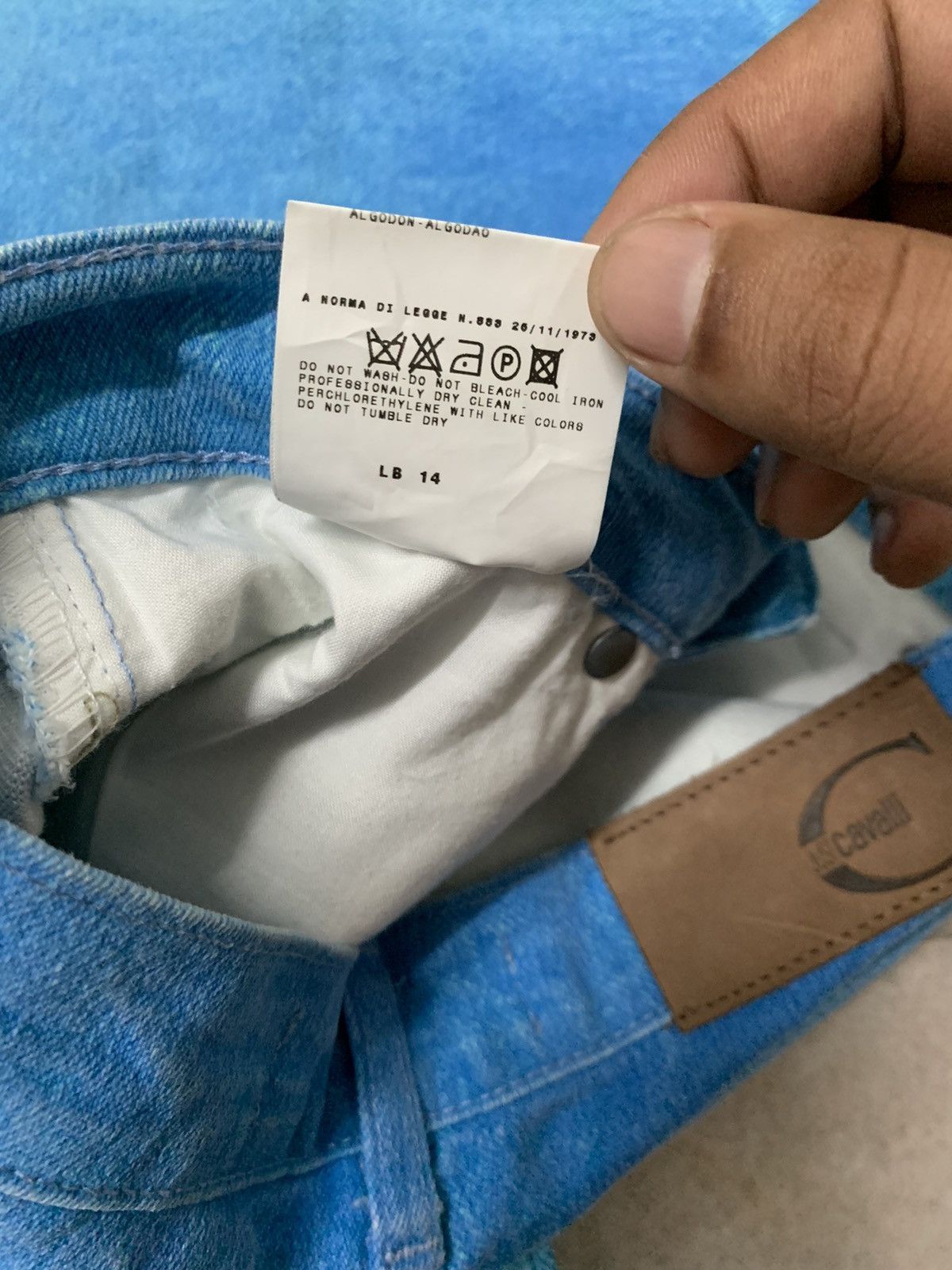 Just Cavalli Just cavalli flare blue ocean colour Size 27" / US 4 / IT 40 - 11 Thumbnail