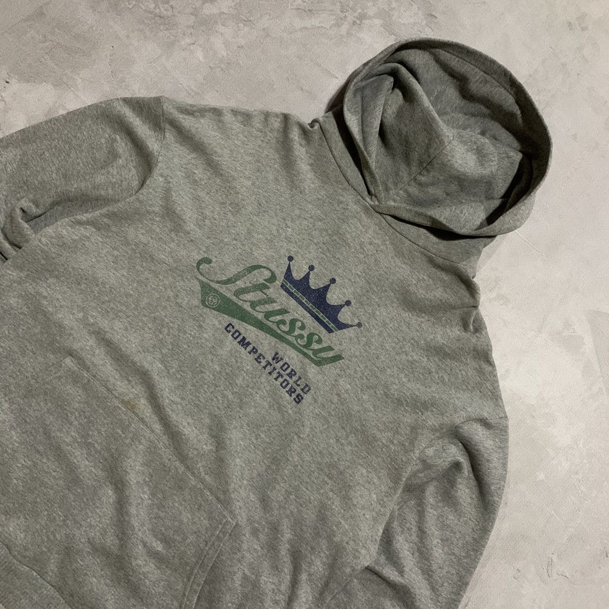 Stussy Vintage Stussy "World Competitors" Hoodie Size US L / EU 52-54 / 3 - 3 Thumbnail