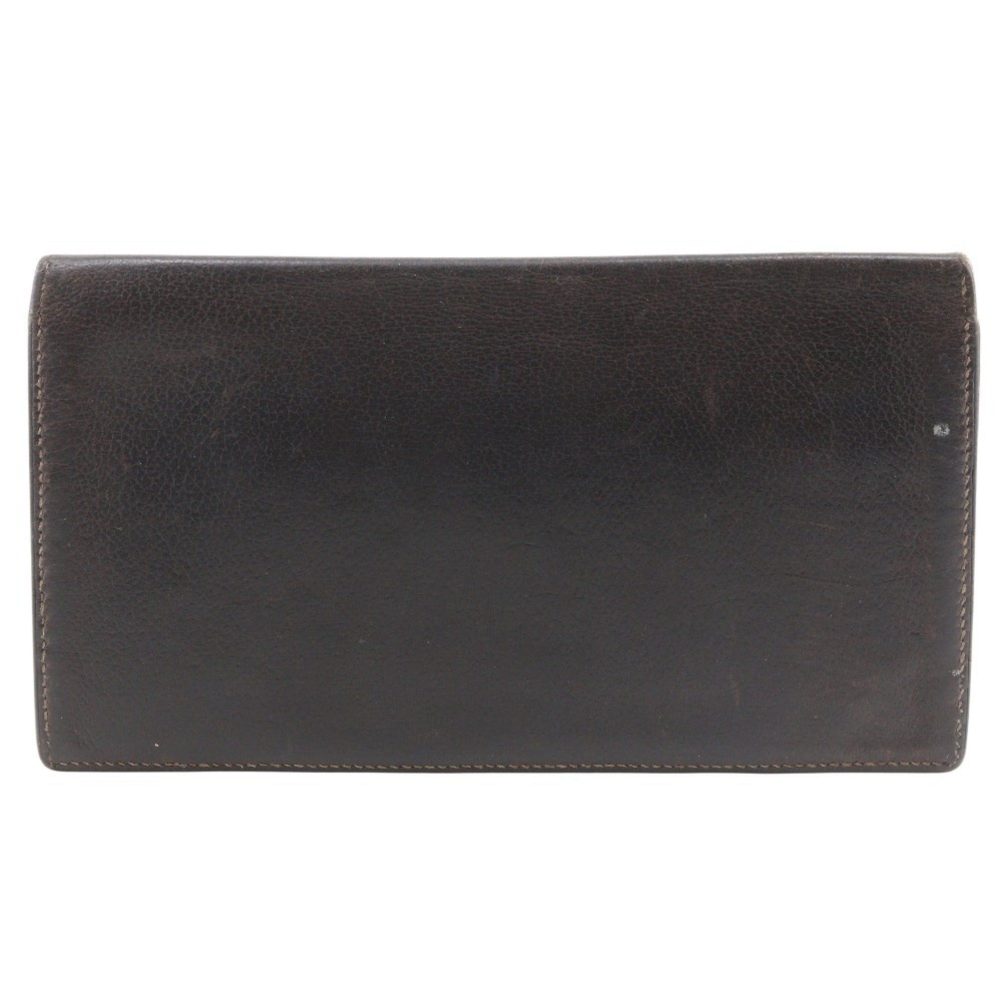 Hermes Hermes MC2 Fleming Billfold, Leather, Brown, Open, Unisex Size ONE SIZE - 1 Thumbnail