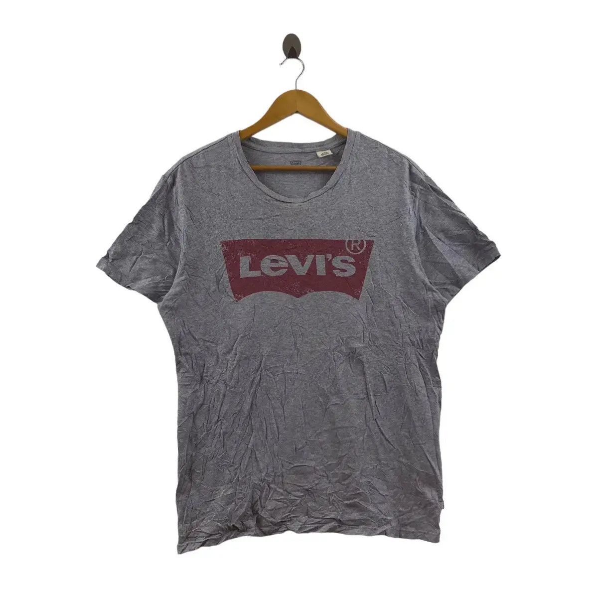 Levi's LEVIS STRAUSS LEVI’S Stock Logo Gray Tee Shirt Top Size L / US 10 / IT 46 - 1 Thumbnail