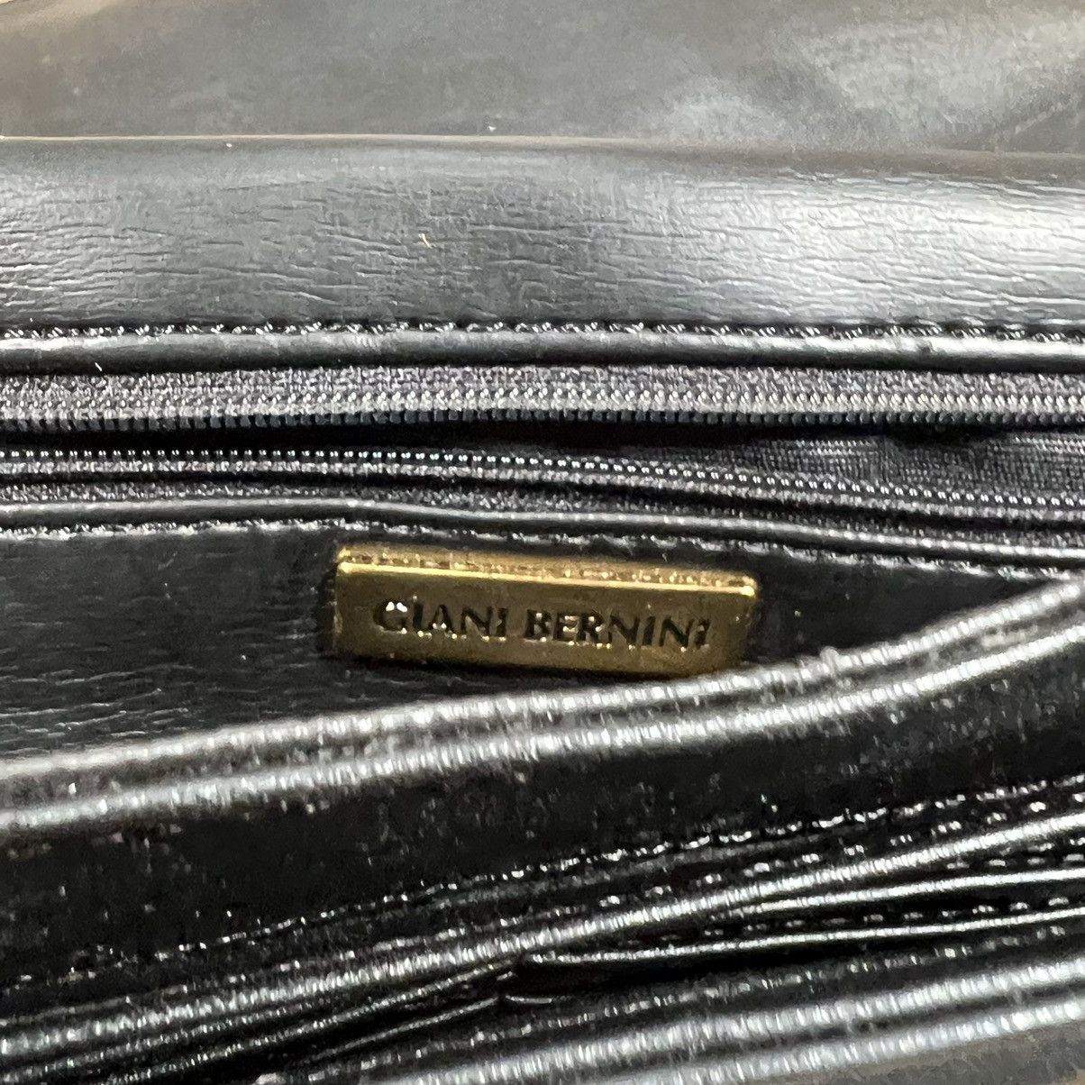 Other Giani Bernini Black Leather crossbody Shoulder Purse Size ONE SIZE - 4 Thumbnail