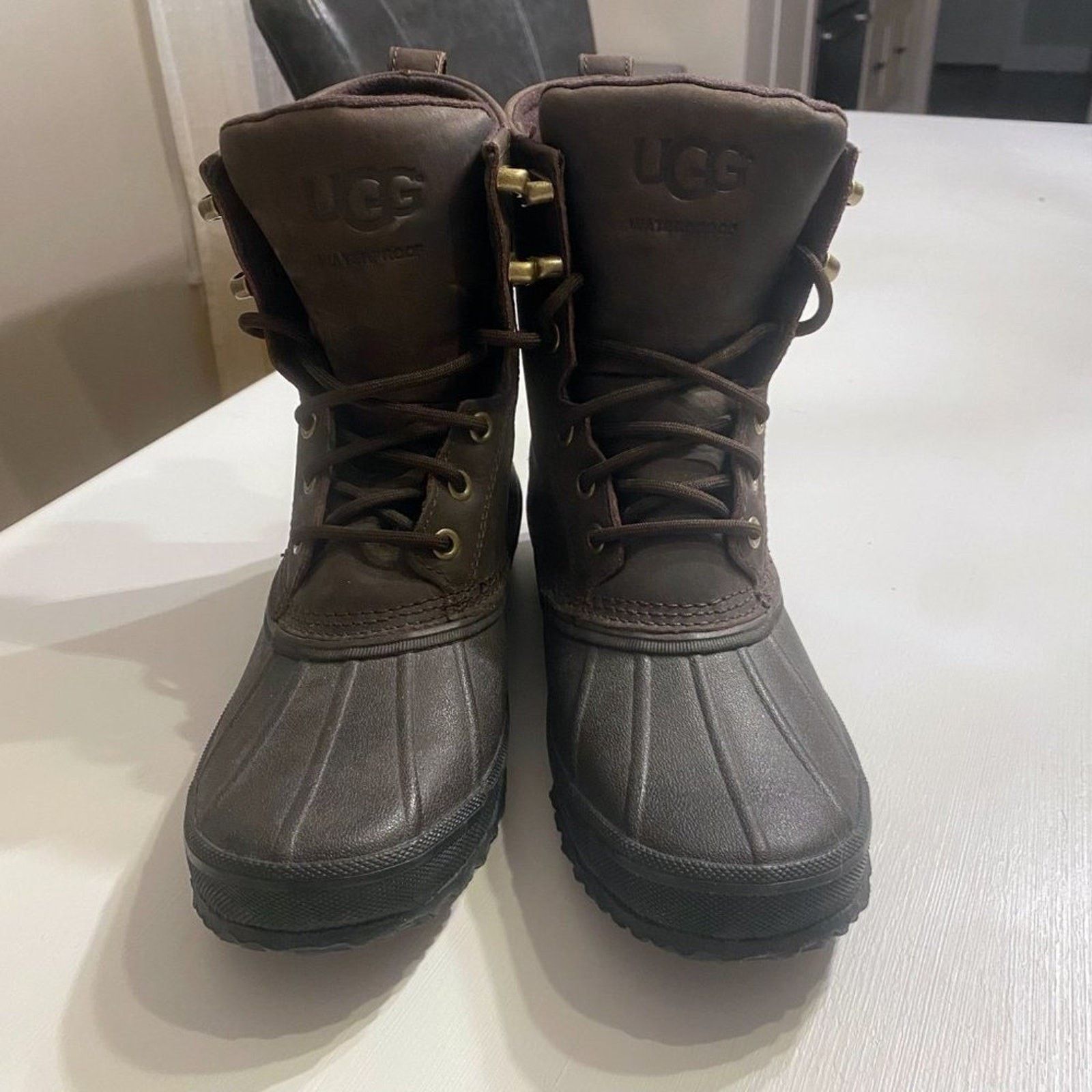 Ugg Ugg Men's Rain Boot Stout Brown Yucca Waterproof Size 9 Size US 9 / EU 42 - 4 Thumbnail