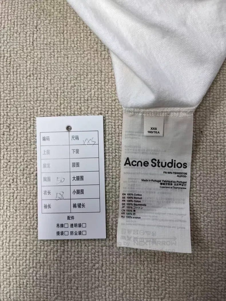 Acne Studios Acne Studios Letter Embroidered Crewneck Loose Fit Long Sl Size US XXS / EU 40 - 4 Thumbnail