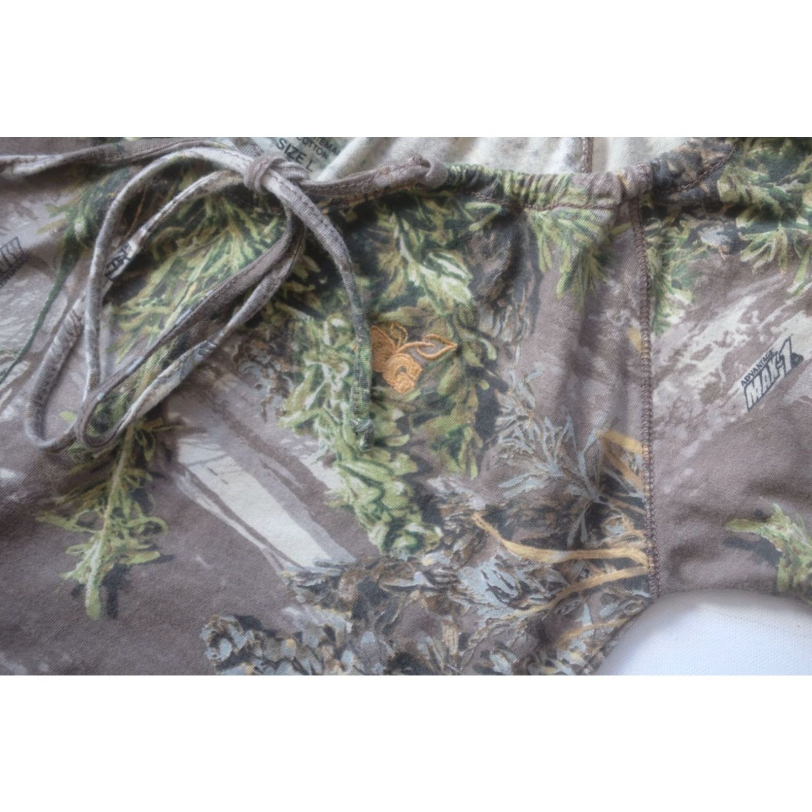 Realtree VINTAGE REALTREE OUTDOOR GIRL VTG Y2K RETRO TIE LACE CAMO ALL OVER PRINT CUTE TOP HUNTING SZ L WOMEN T-SHIRT Size L / US 10 / IT 46 - 5 Thumbnail