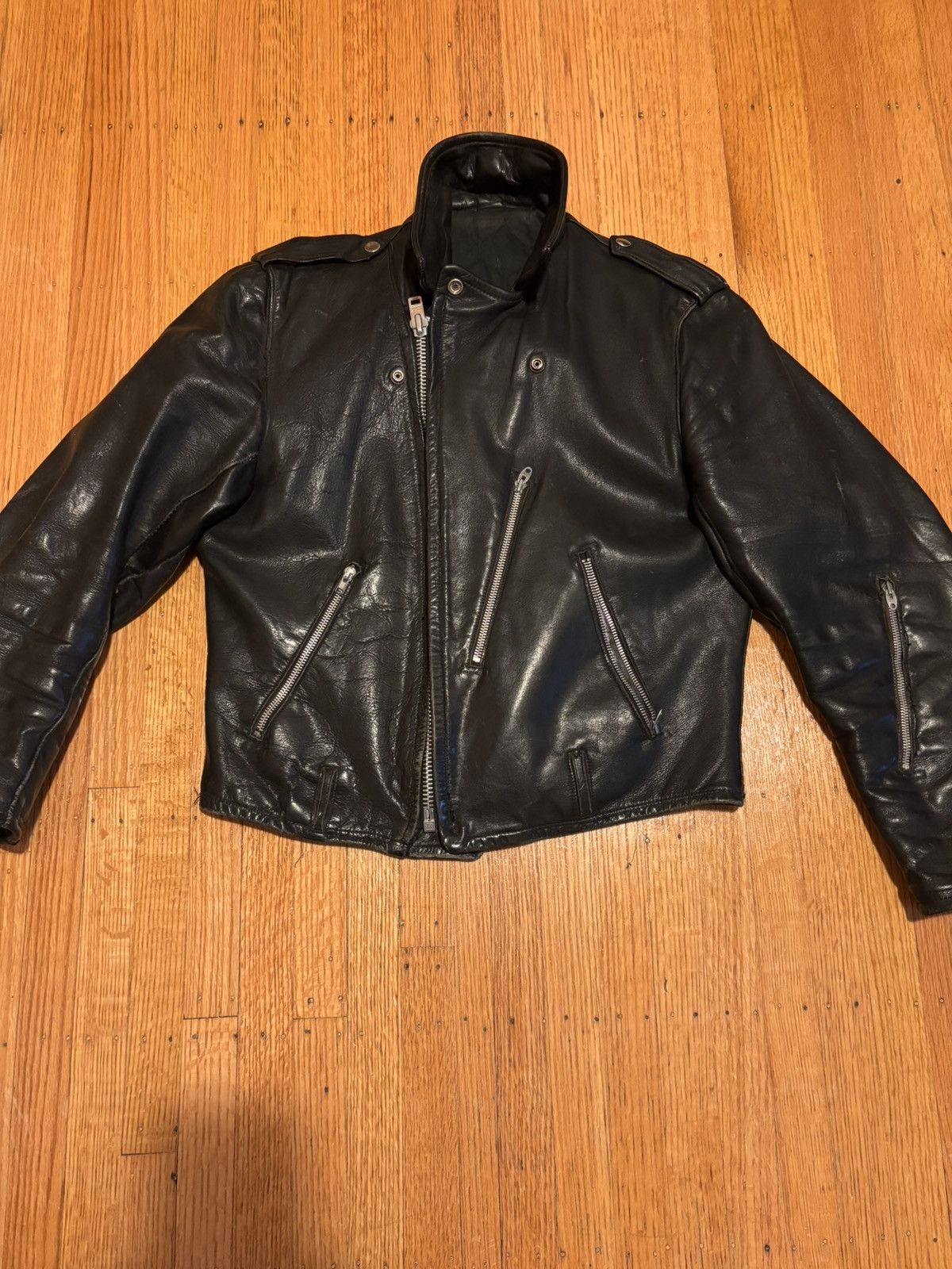 Other Vintage Mid-Late 60s Leather motorcycle Jacket Size US S / EU 44-46 / 1 - 15 Thumbnail