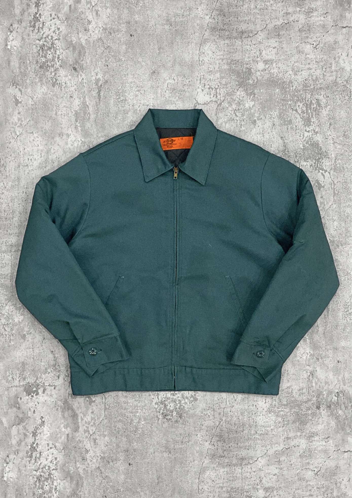 Dickies Vintage Dickies Industrial Wear Sun Faded Green Work Jacket Size US L / EU 52-54 / 3 - 1 Thumbnail