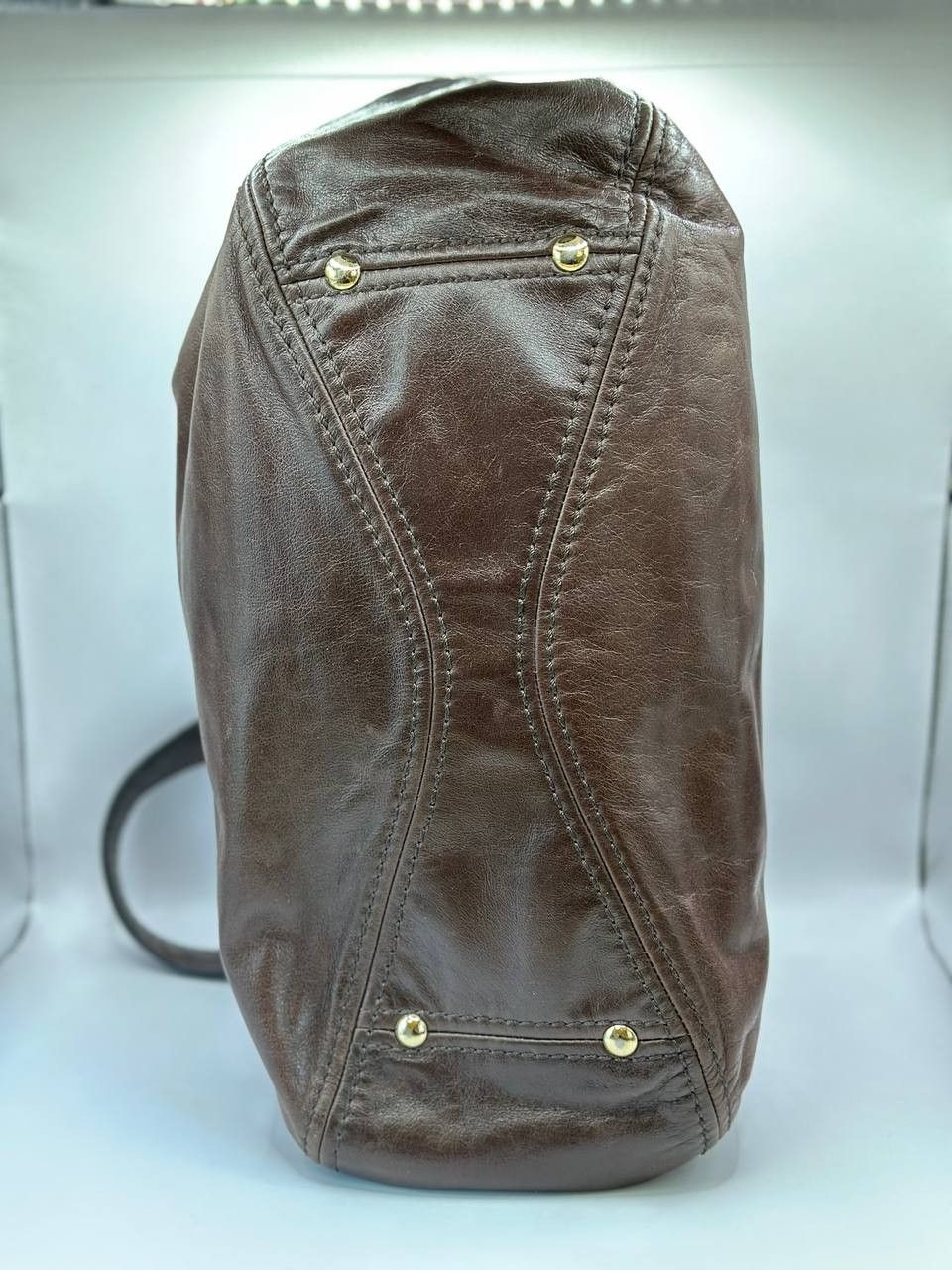 Other Coccinelle Brown Leather Shoulder Bag Classic Italian Design Size ONE SIZE - 4 Thumbnail