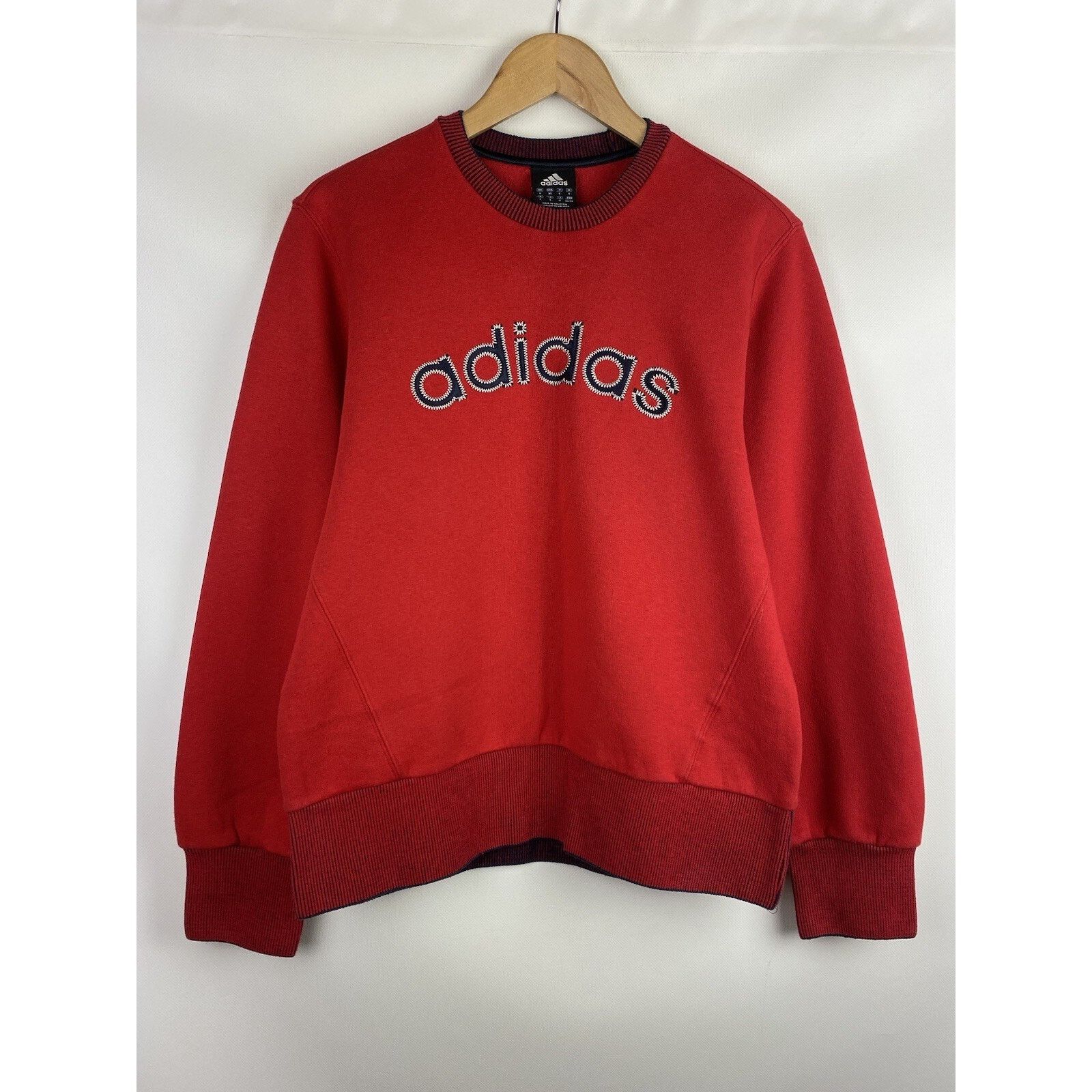 Adidas Adidas vintage big logo sweatshirt pullover size Xs / S Size US XS / EU 42 / 0 - 1 Thumbnail