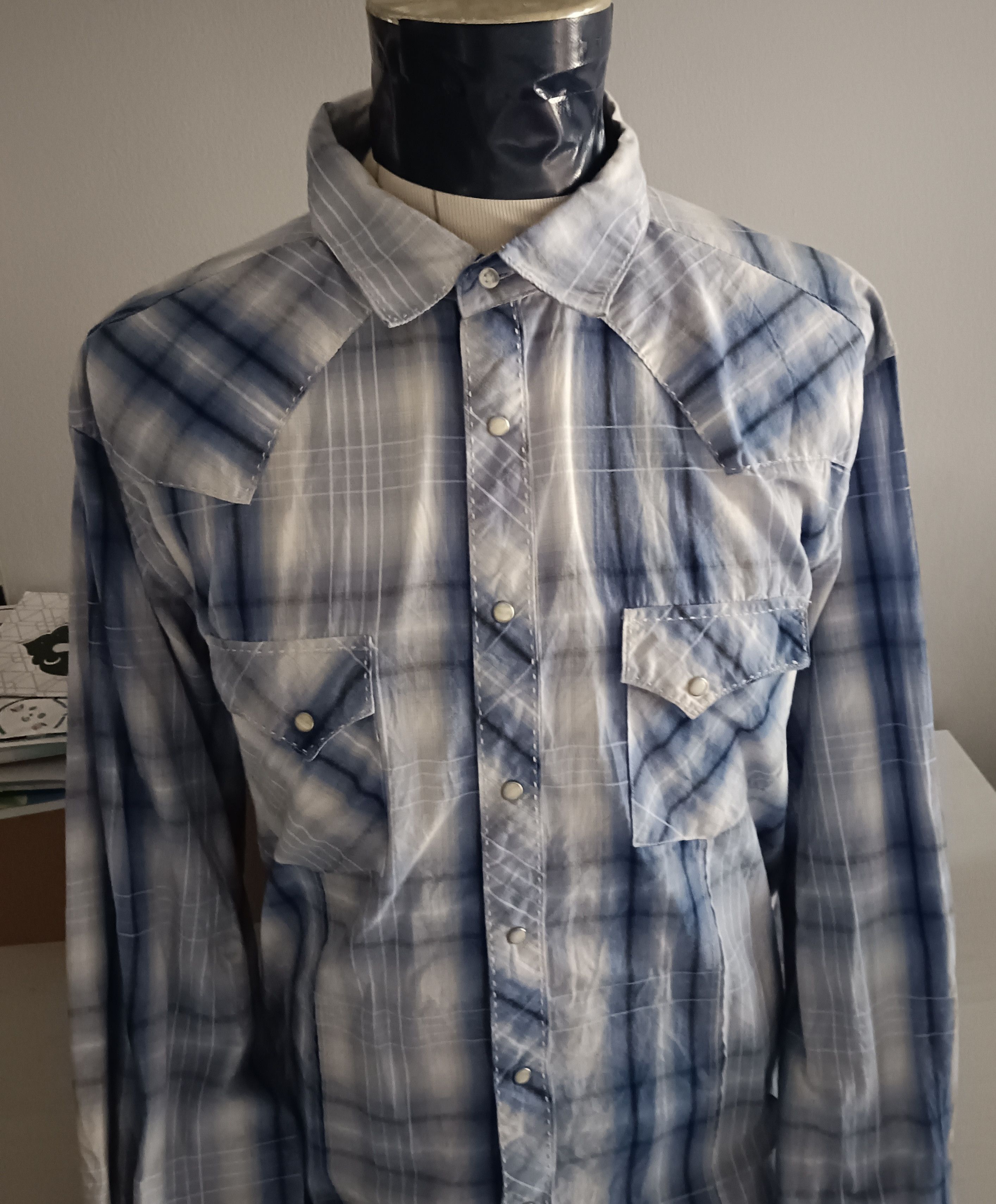 Wrangler Wrangler Western Shirt Long sleeve Big size 2XT Size US XXL / EU 58 / 5 - 7 Thumbnail