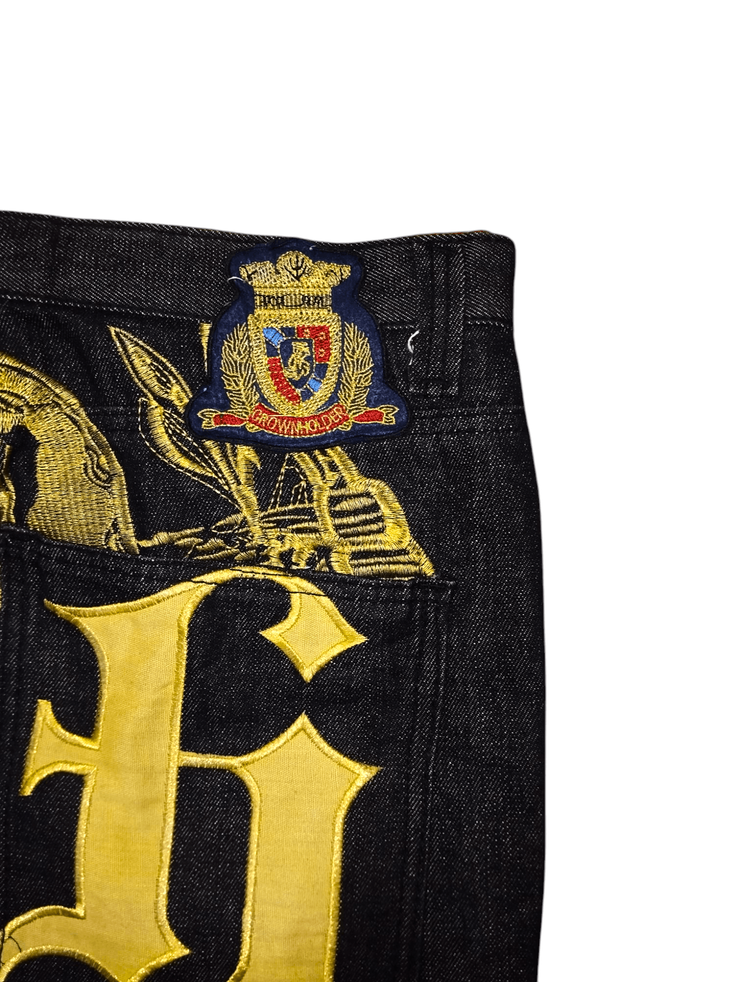 JNCO × Southpole VTG CROWN HOLDER JEANS EMBROIDERED Size US 32 / EU 48 - 6 Thumbnail