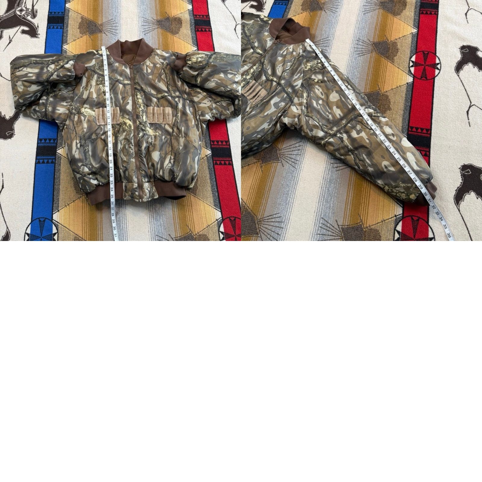 Vintage VINTAGE Columbia Reversible Camouflage Puffer Jacket Mens Hunting Outdoor Nylon Zip SZ L Brown Size US L / EU 52-54 / 3 - 9 Thumbnail