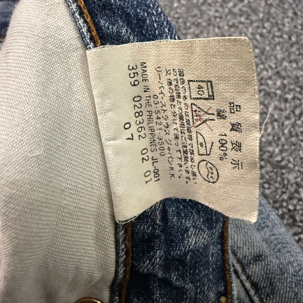 Levi's Vintage Clothing 🔥 Vintage Distressed Levis 503 Wideleg Denim Size US 34 / EU 50 - 15 Thumbnail