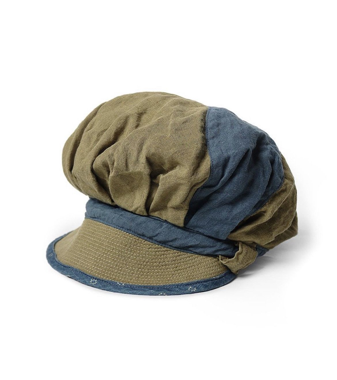 Kapital Kapital Linen 2TONE PIZZA HAT | Grailed