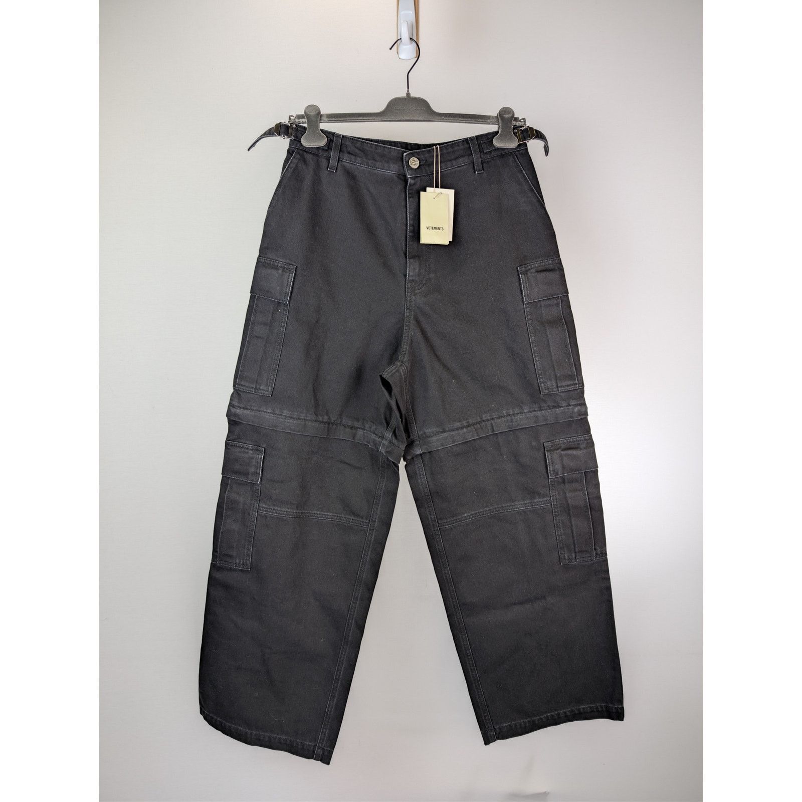 Vetements o1rshd1 Cargo Pants in Black Size US 30 / EU 46 - 1 Thumbnail