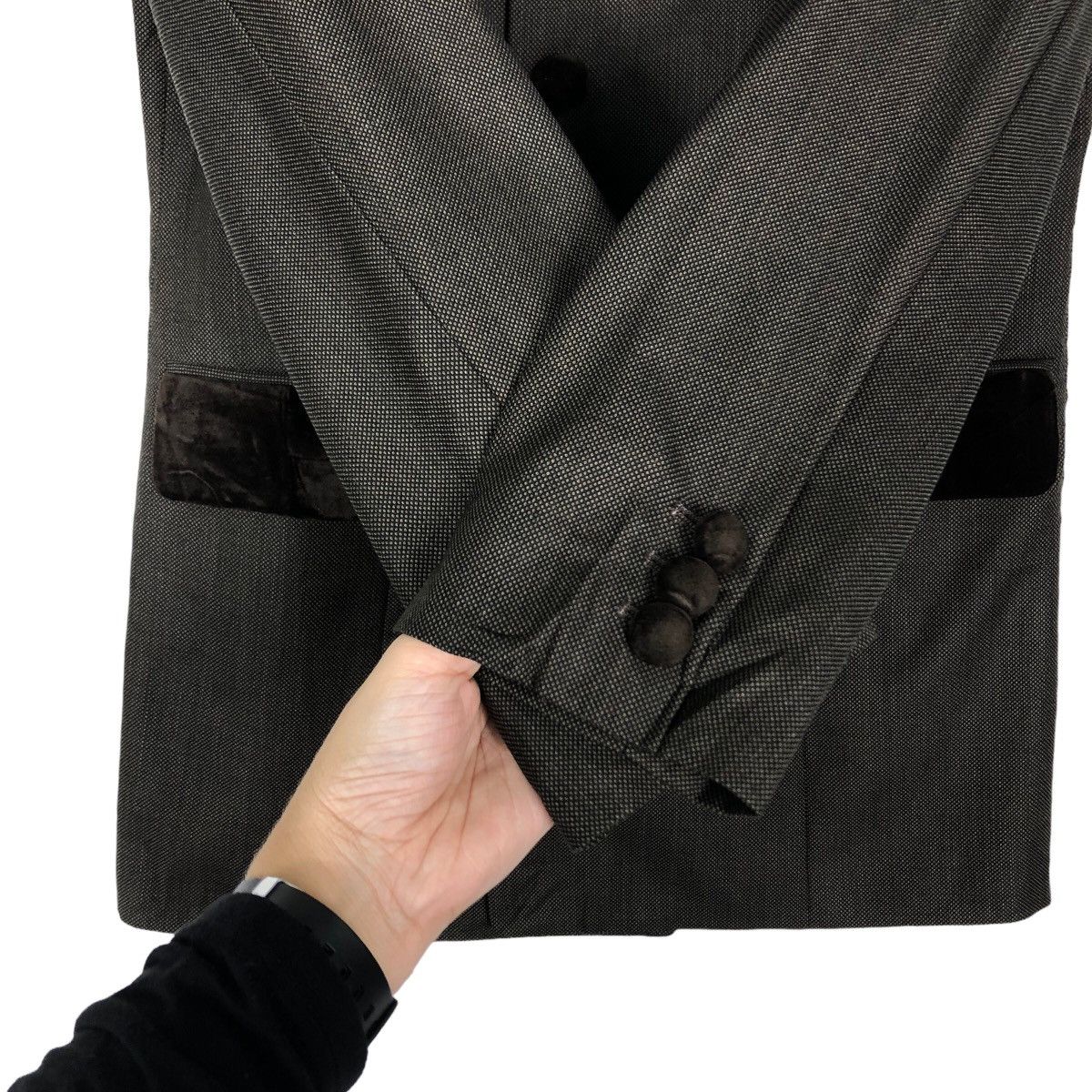 Japanese Brand 👍Vintage Lanvin La Collection Velvet Jacket Size M / US 6-8 / IT 42-44 - 13 Thumbnail