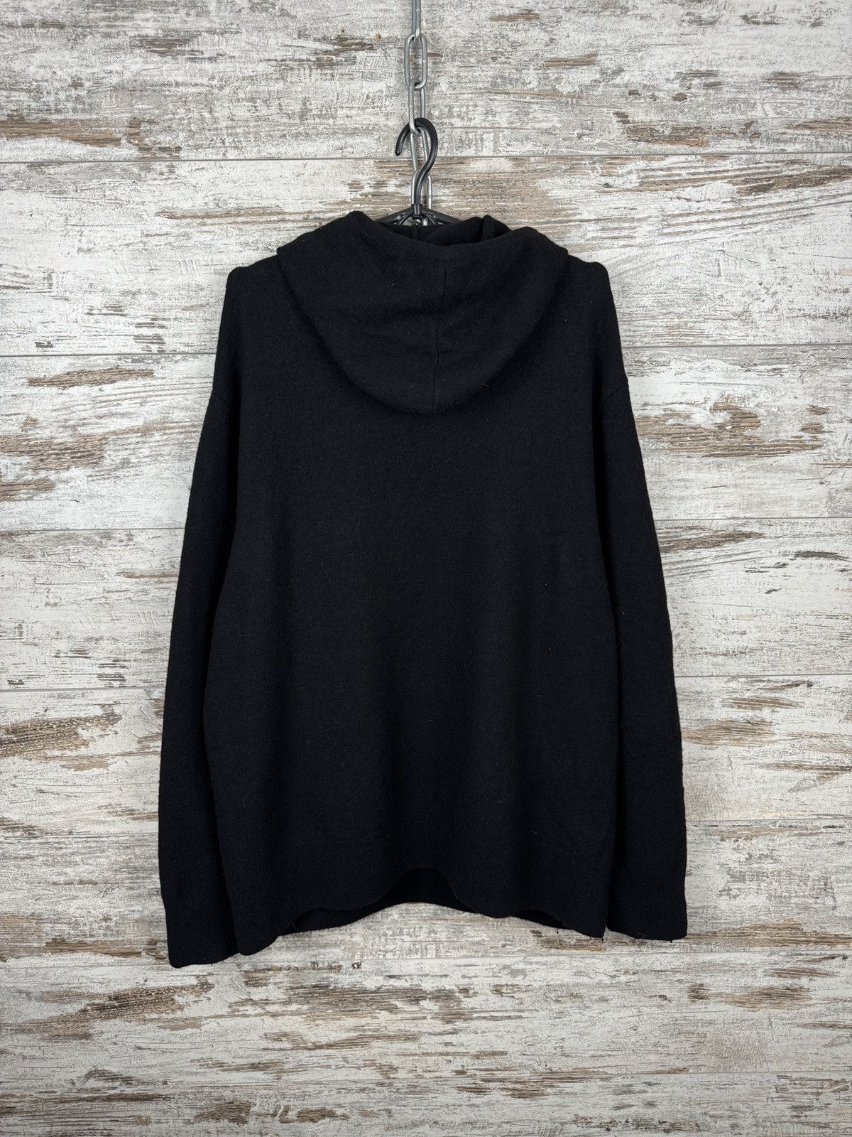 Allsaints × Japanese Brand Mens Vintage AllSaints frame hoody wool merino hoodie Size US XL / EU 56 / 4 - 13 Thumbnail