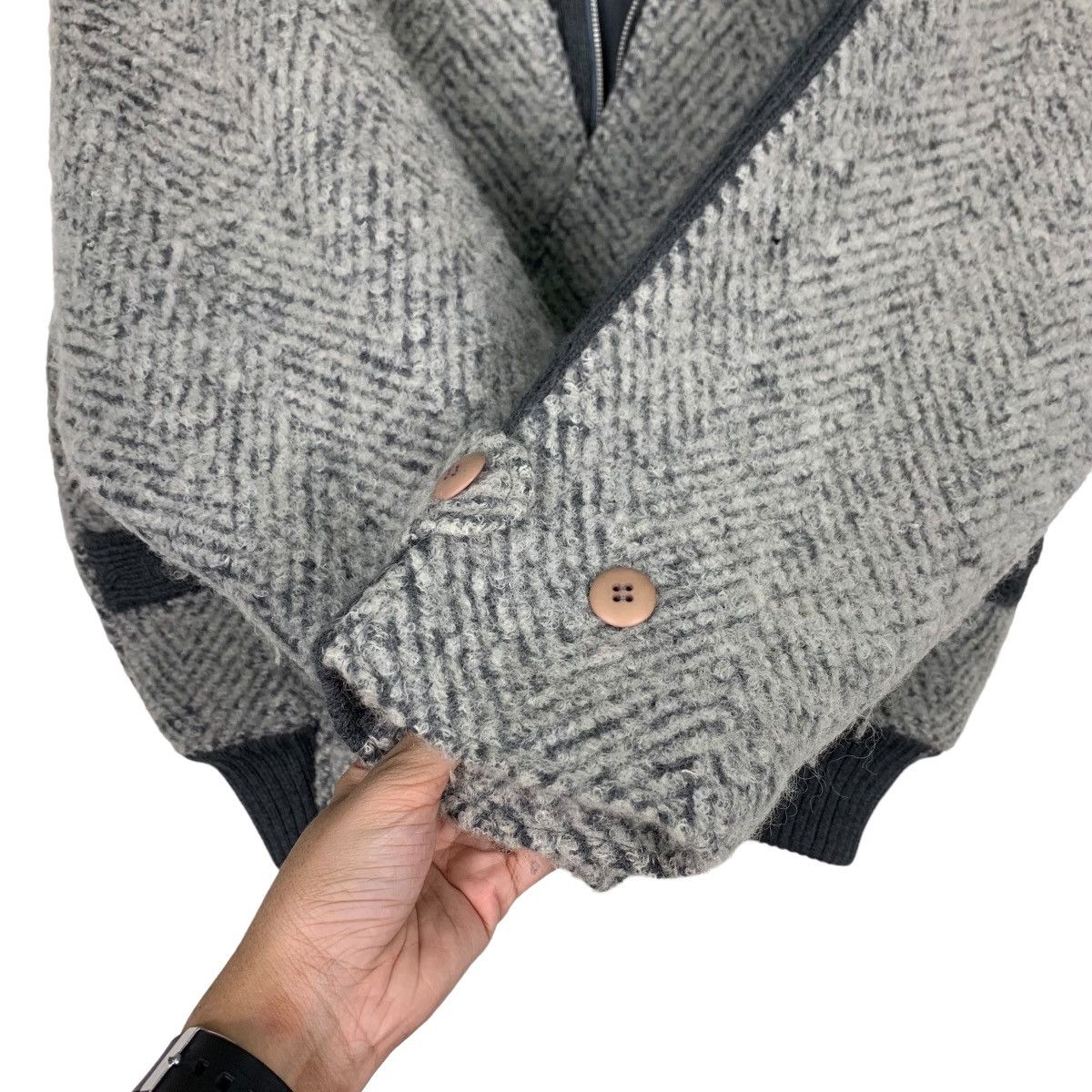 Japanese Brand GROVE Soft Sport Double Layer Wool Jacket #0293-C13 Size US M / EU 48-50 / 2 - 14 Thumbnail