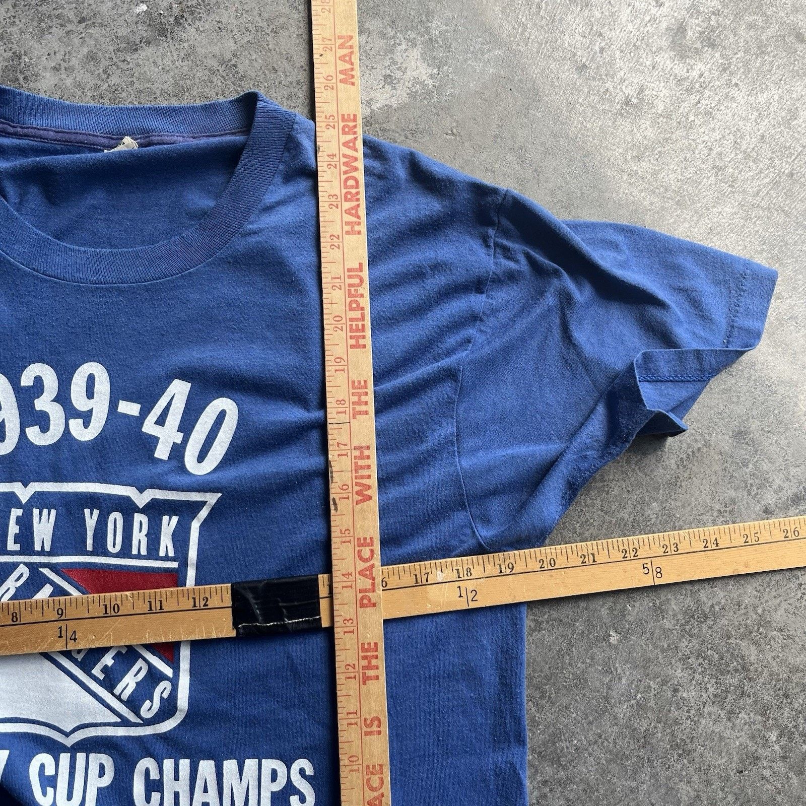 Vintage Vintage New York Rangers Stanley Cup Champion Tshirt Men’s M Size US M / EU 48-50 / 2 - 6 Thumbnail