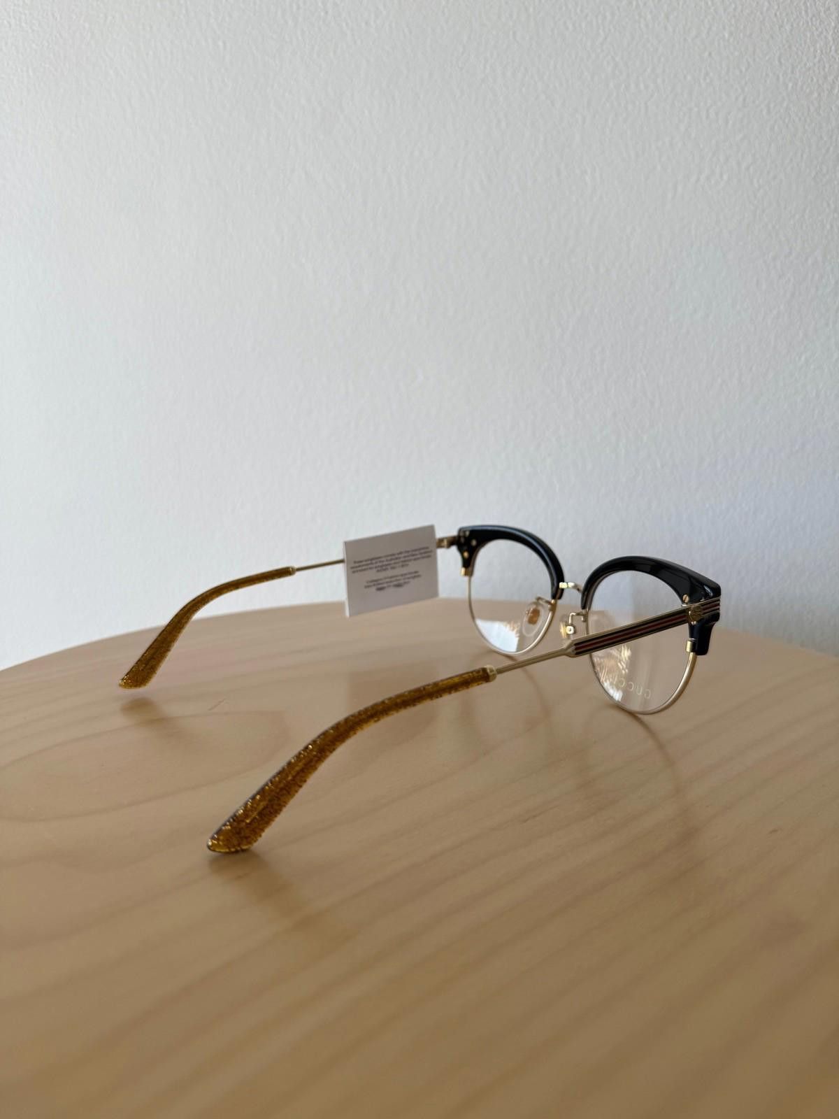 Gucci New Gucci eyewear optical glasses GG0285OA 001 gold black Size ONE SIZE - 7 Thumbnail