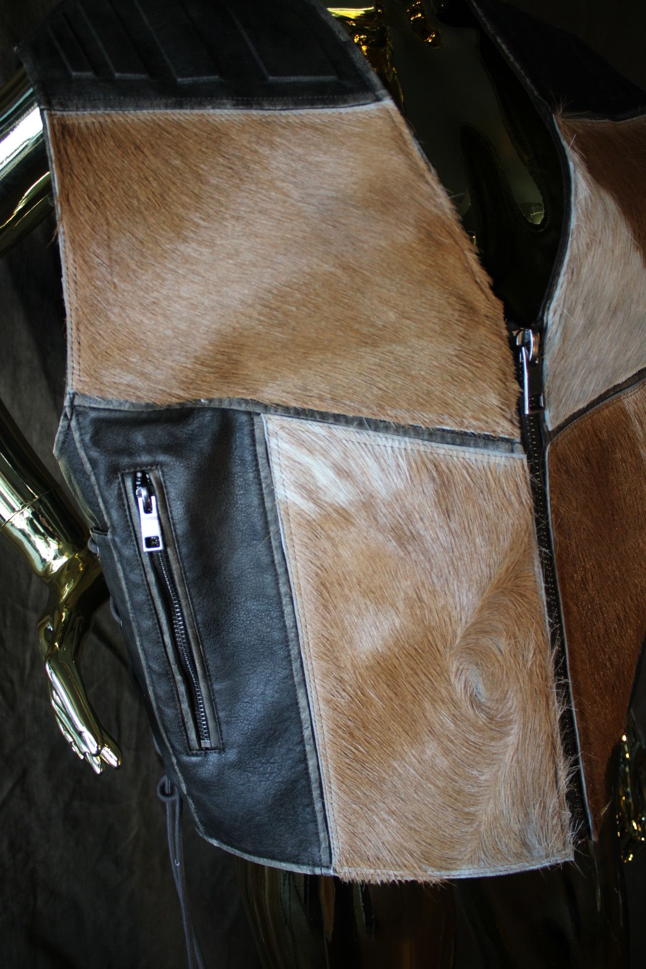 Other Custom-made Vest with Real cow leather Size US M / EU 48-50 / 2 - 6 Thumbnail