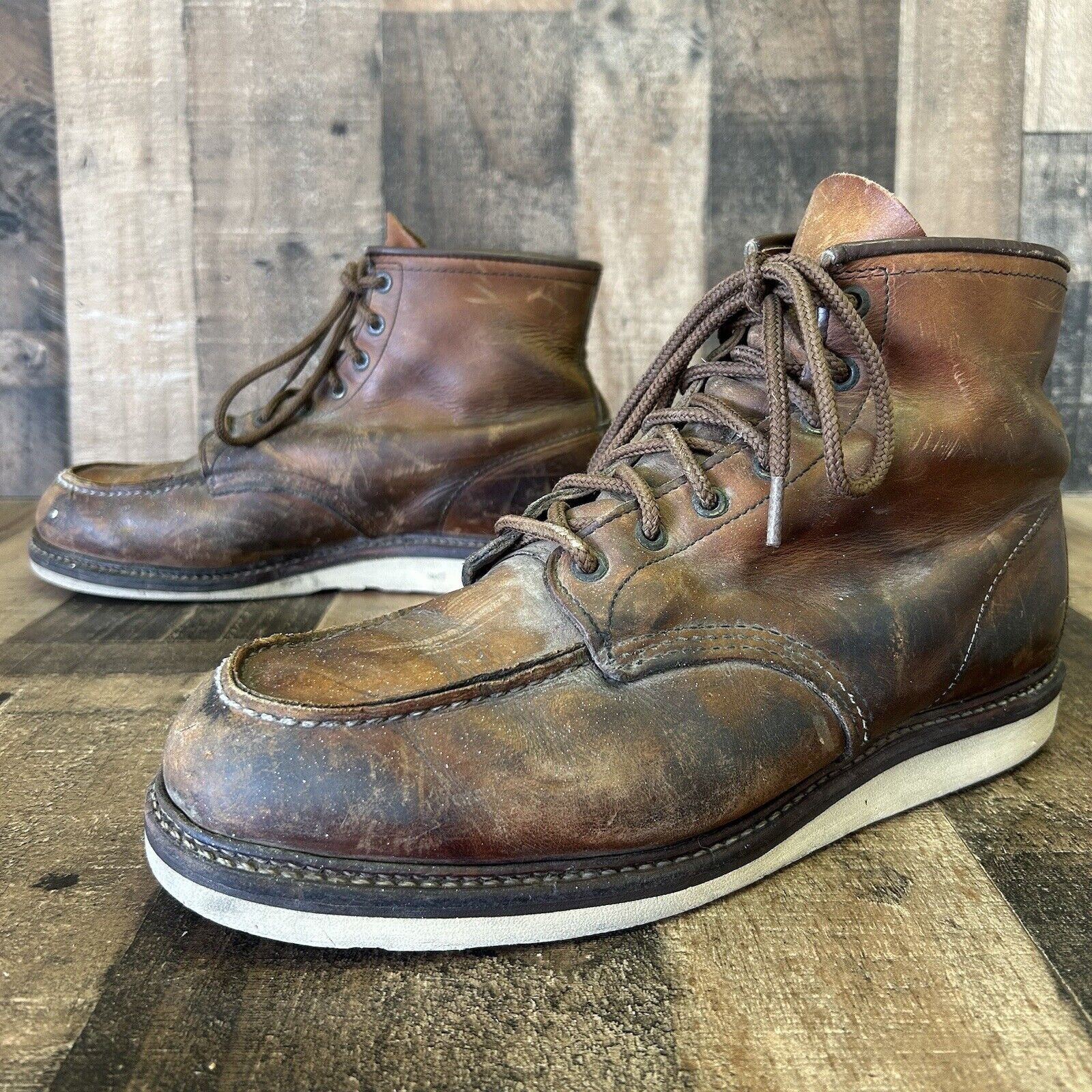 Red Wing Red Wing 1907 Moc Toe Work Boots Mens 13 D Grailed