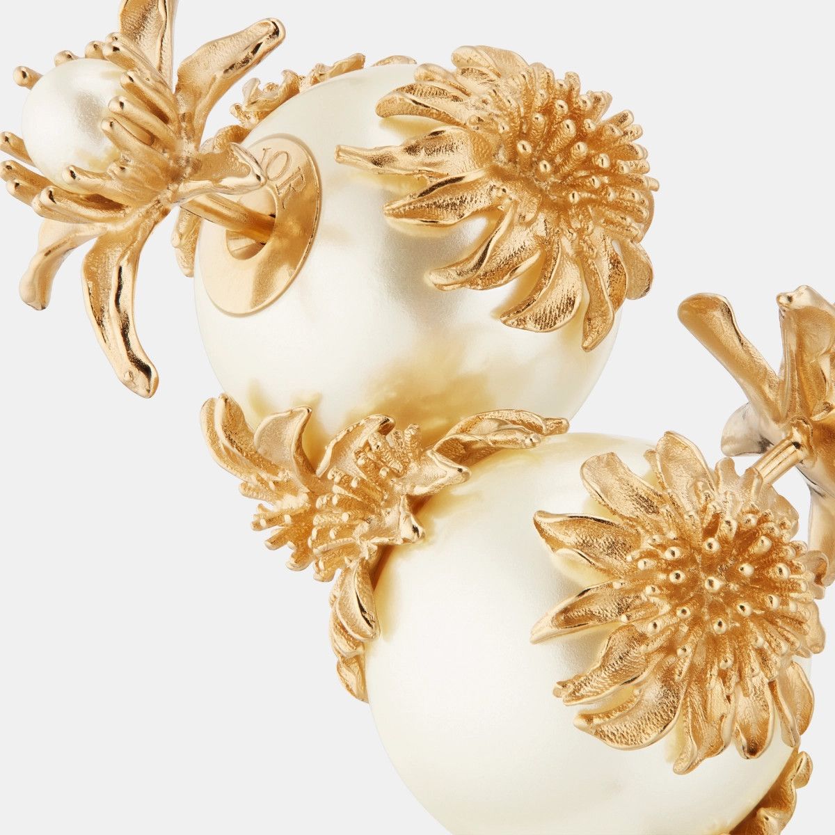 Dior o1bcso1str0126 Size:OS/Tribales Earrings in Golden/White Size ONE SIZE - 2 Thumbnail