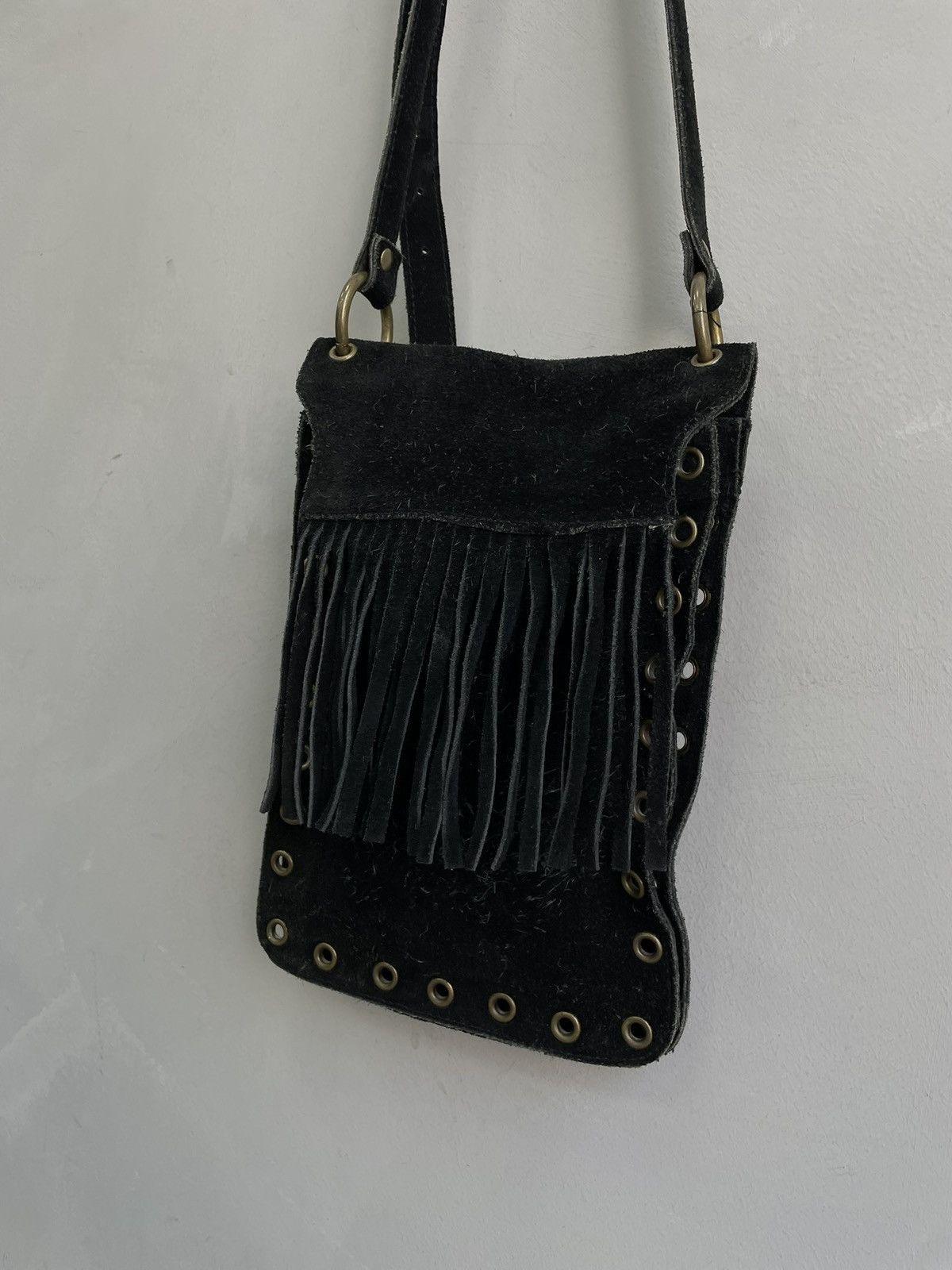 Hysteric Glamour 90s suede archive messenger bag hystericglamour style y2k Size ONE SIZE - 2 Thumbnail