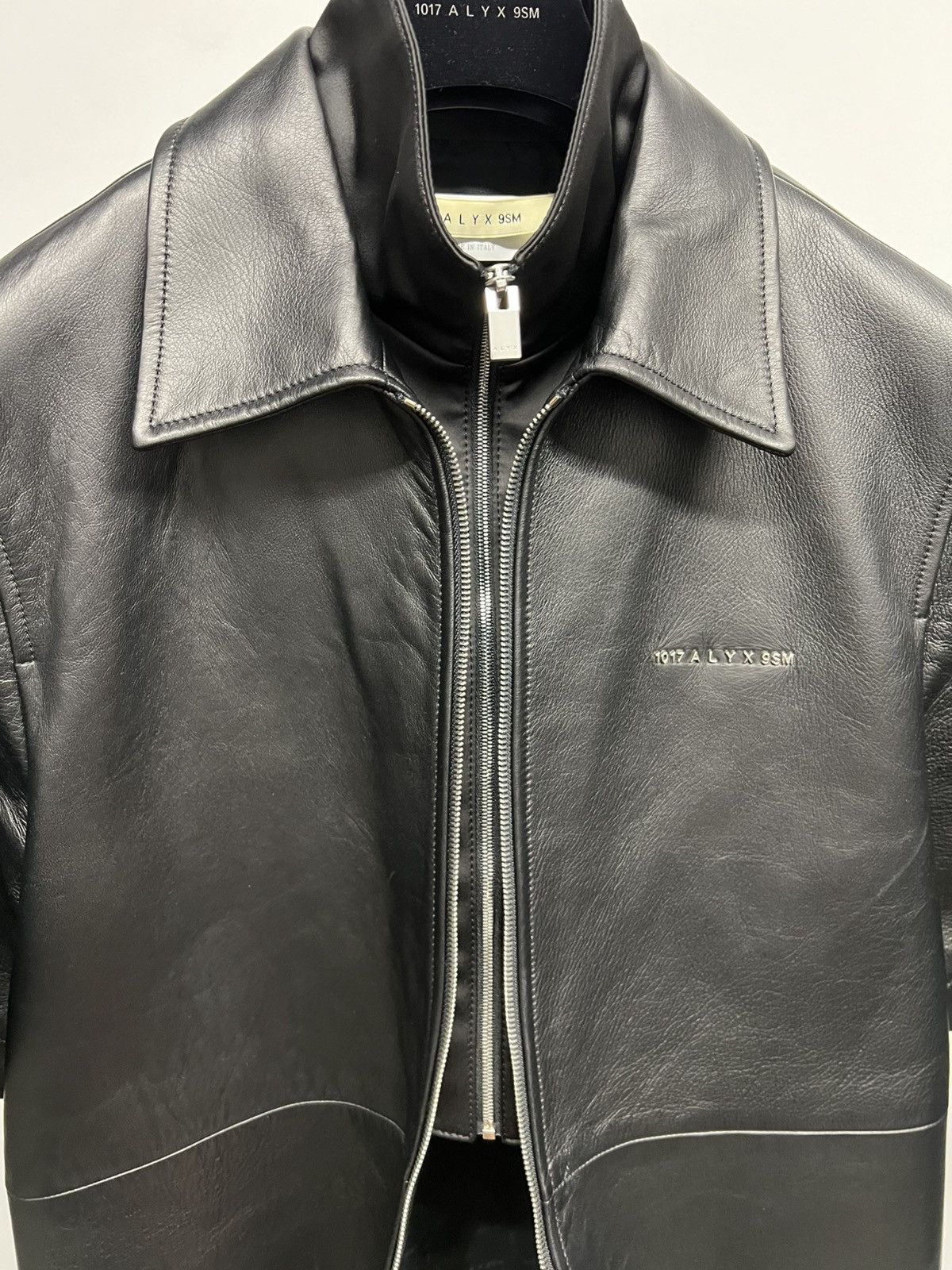1017 ALYX 9SM × MMW Alyx Double Zip Leather Shirt Size US S / EU 44-46 / 1 - 4 Thumbnail