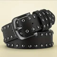 Leather Chisato x Miura 110 cm Rivet Studded Belt Size ONE SIZE - 5 Thumbnail