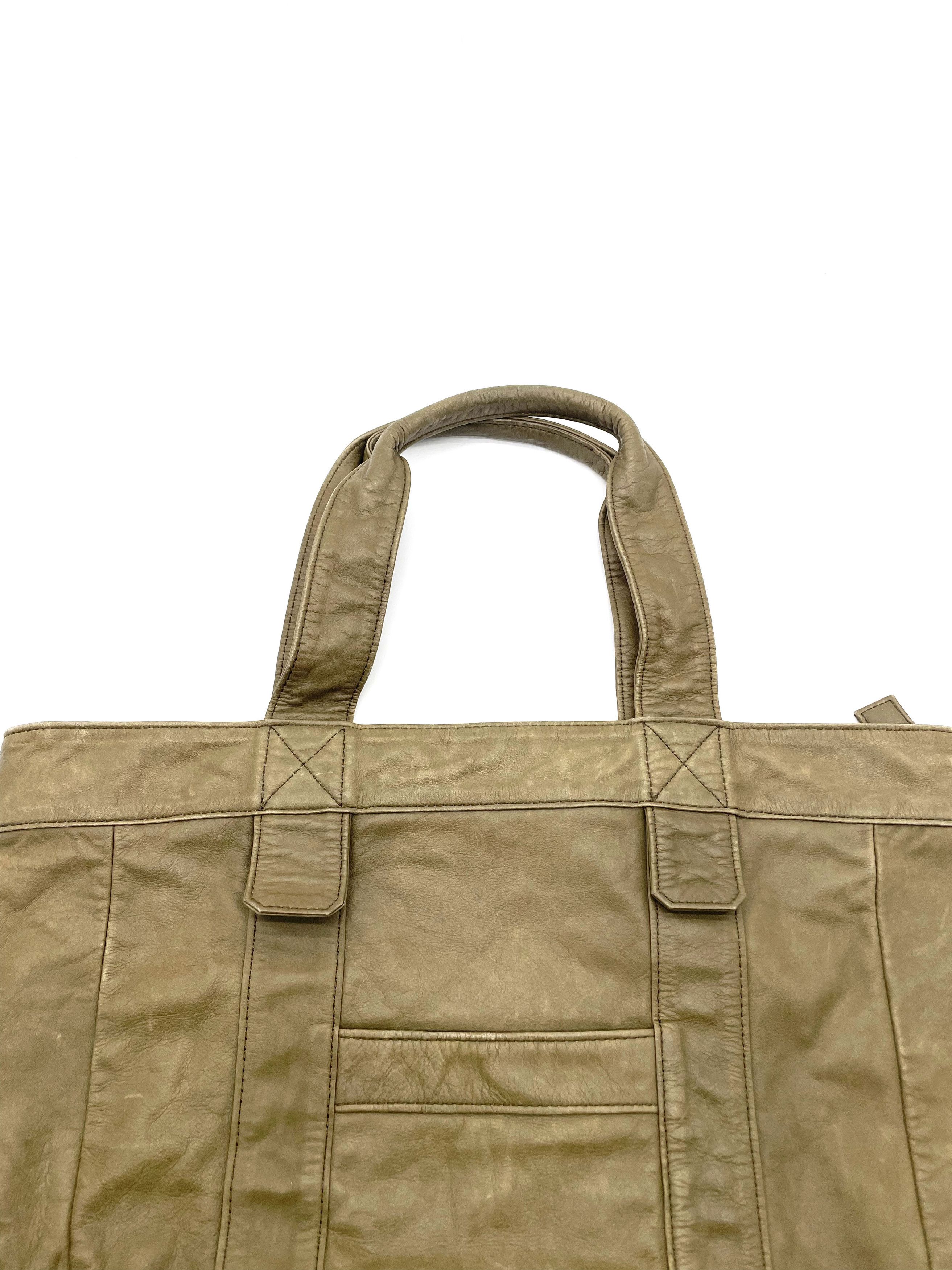 Yohji Yamamoto Leather Tote Bag Size ONE SIZE - 5 Thumbnail