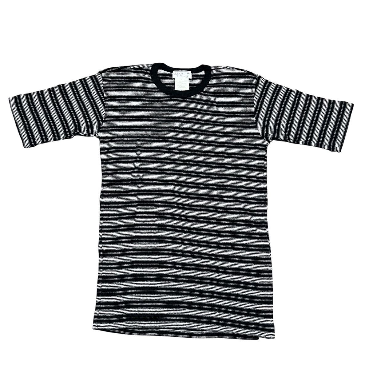 agnes b. 2000s Style Agnes.B Homme Paris Striped Inner Shirt ifsix Size US XS / EU 42 / 0 - 2 Thumbnail