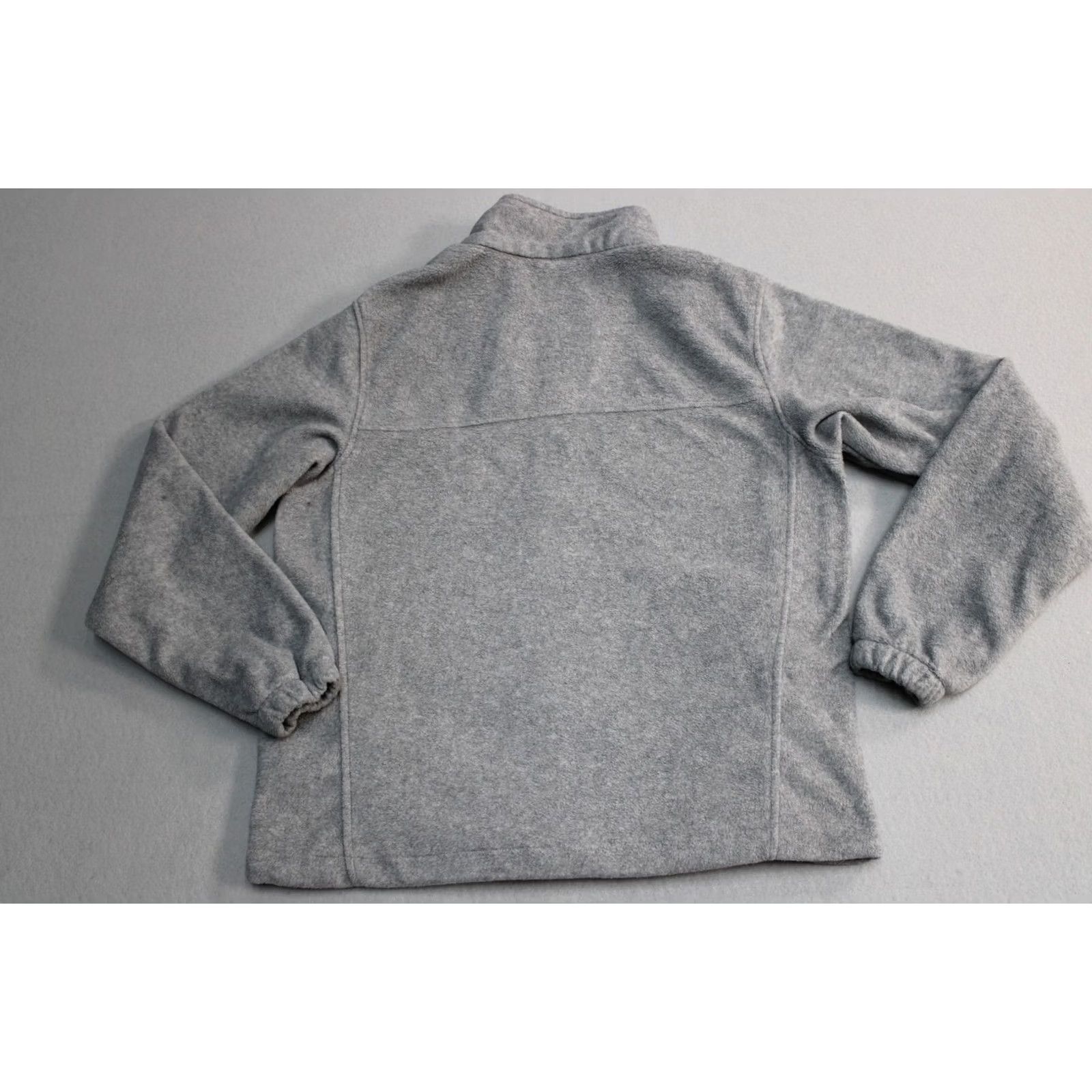 Layer 8 Columbia Jacket Mens Medium Gray Full Zip Fleece Outdoor Warm Lightweight Layer Size US M / EU 48-50 / 2 - 8 Thumbnail