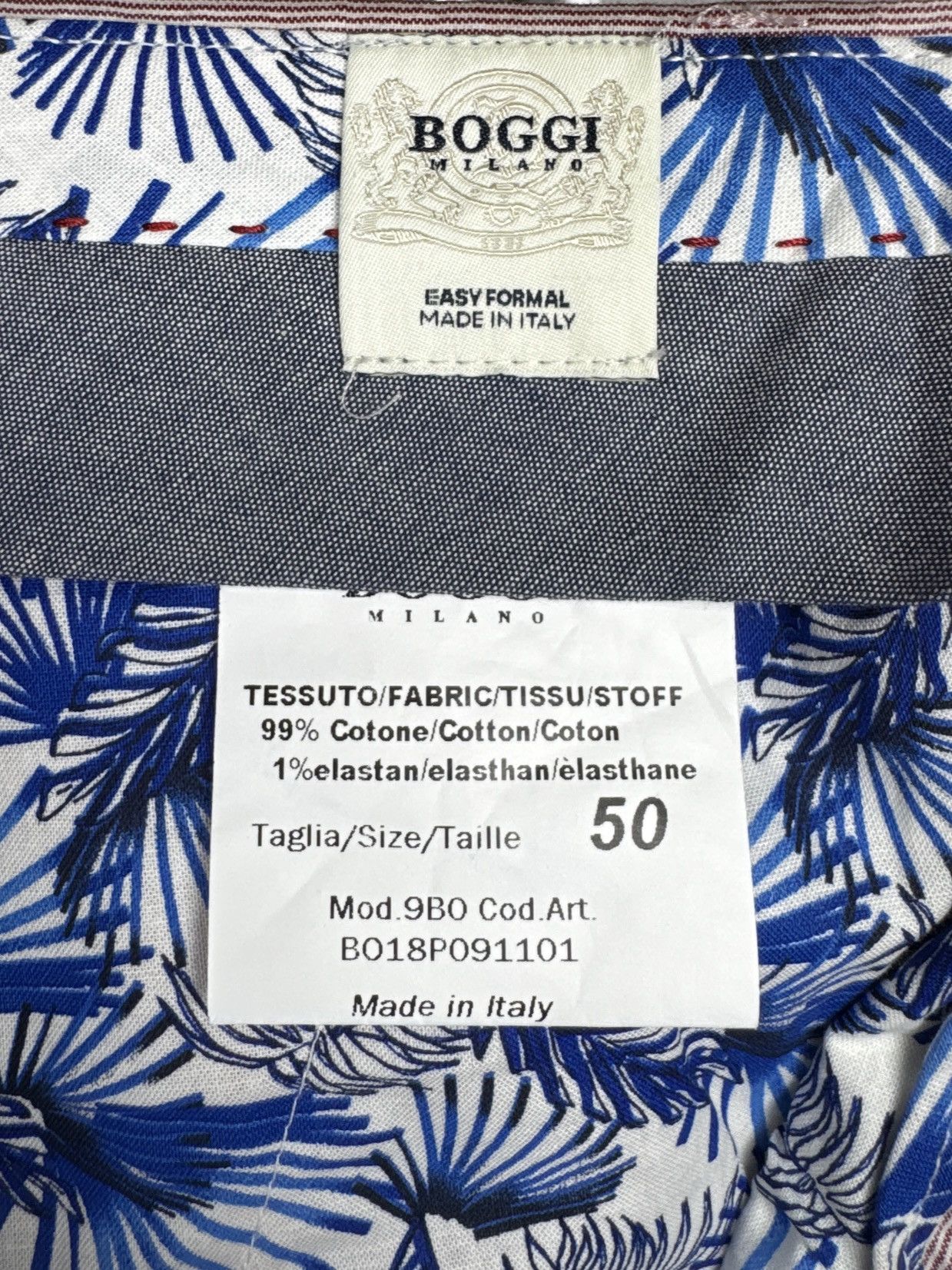 Boggi Boggi Milano Deadstock red striped cotton chino pants Size US 34 / EU 50 - 11 Thumbnail