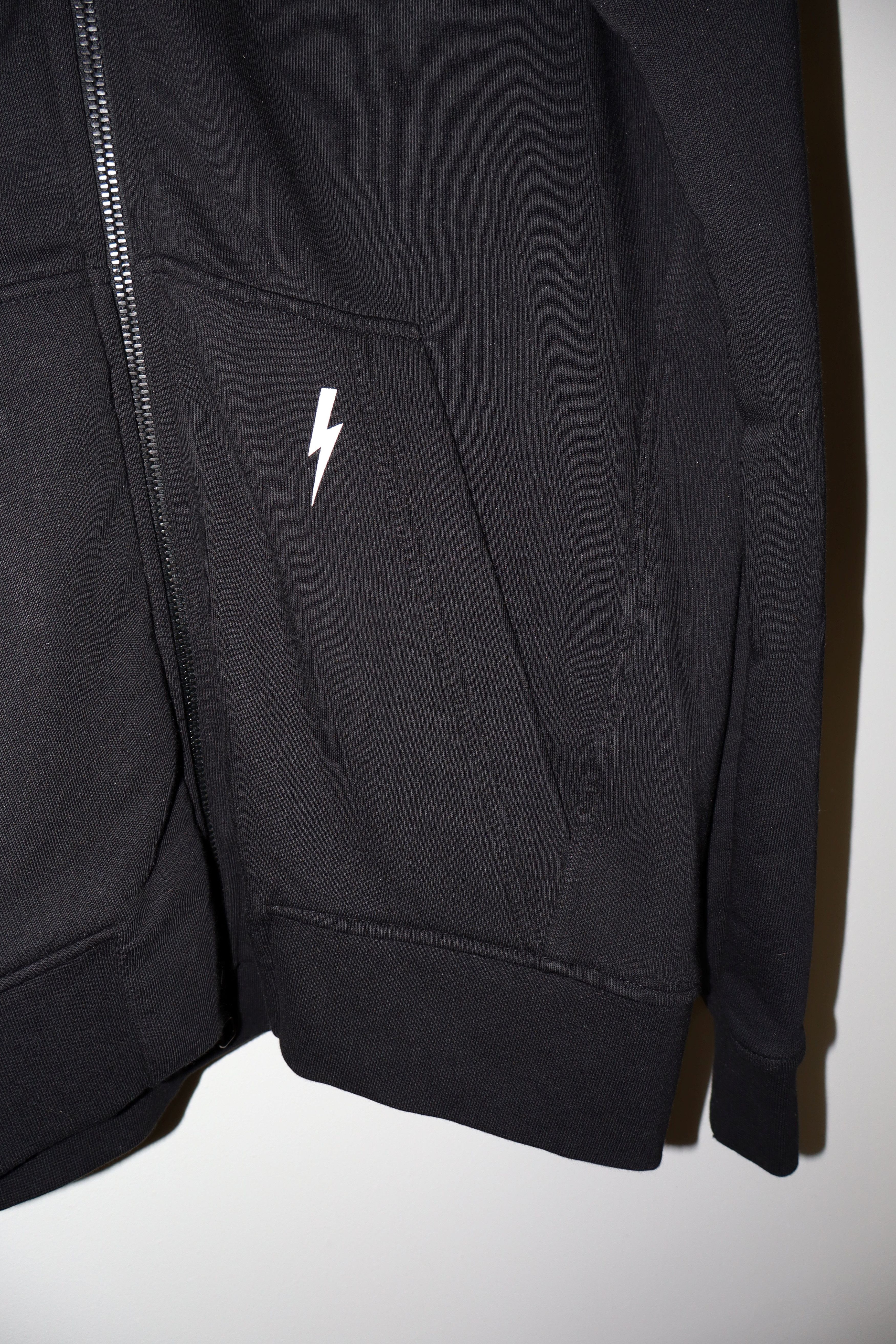 Neil Barrett Thunderbolt zip hoodie Size US XL / EU 56 / 4 - 11 Thumbnail