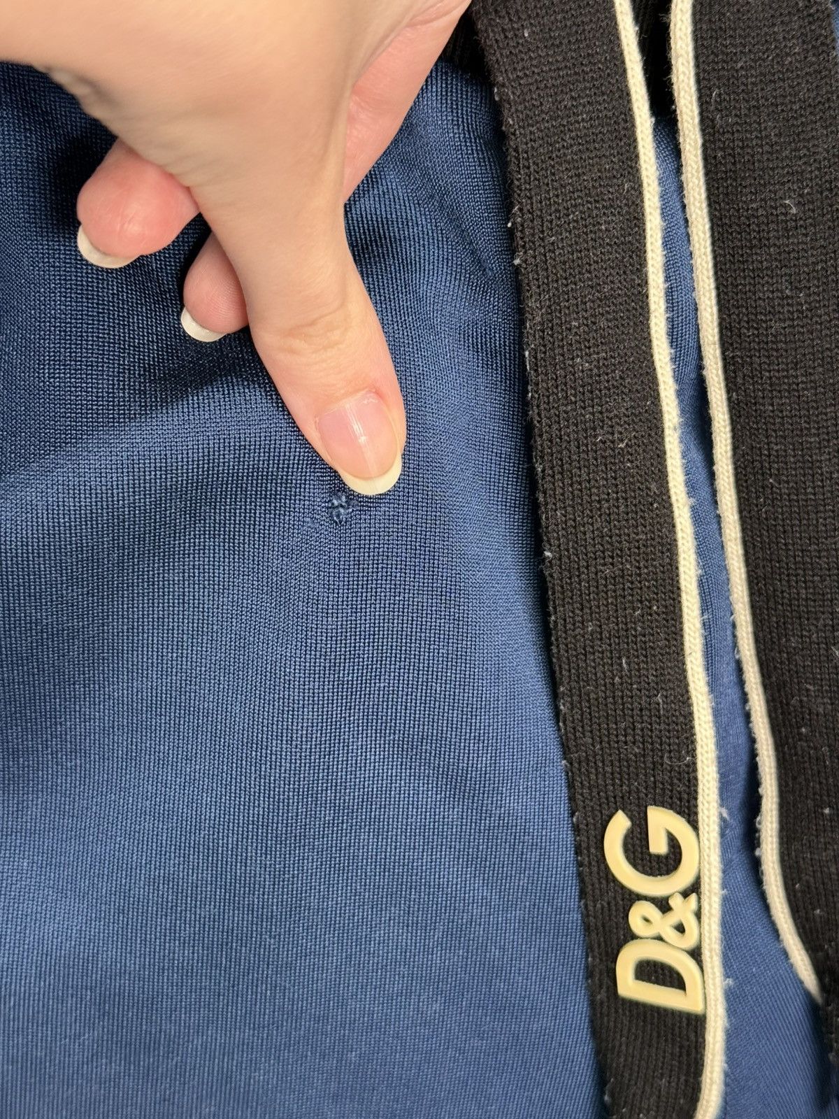 Dolce & Gabbana Dolce & Gabbana Logo Stripe Track Pants Blue Size US 34 / EU 50 - 4 Thumbnail