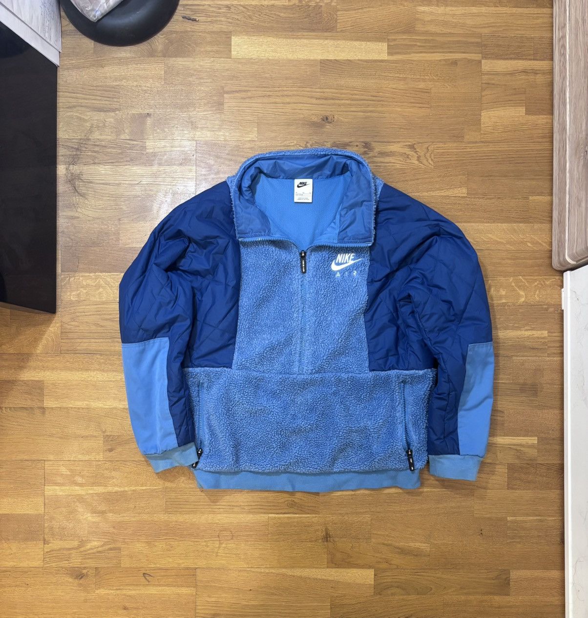 Nike × Vintage Vintage Polar jacket 20’s central logo halfzip y2k drip Size US XS / EU 42 / 0 - 1 Thumbnail