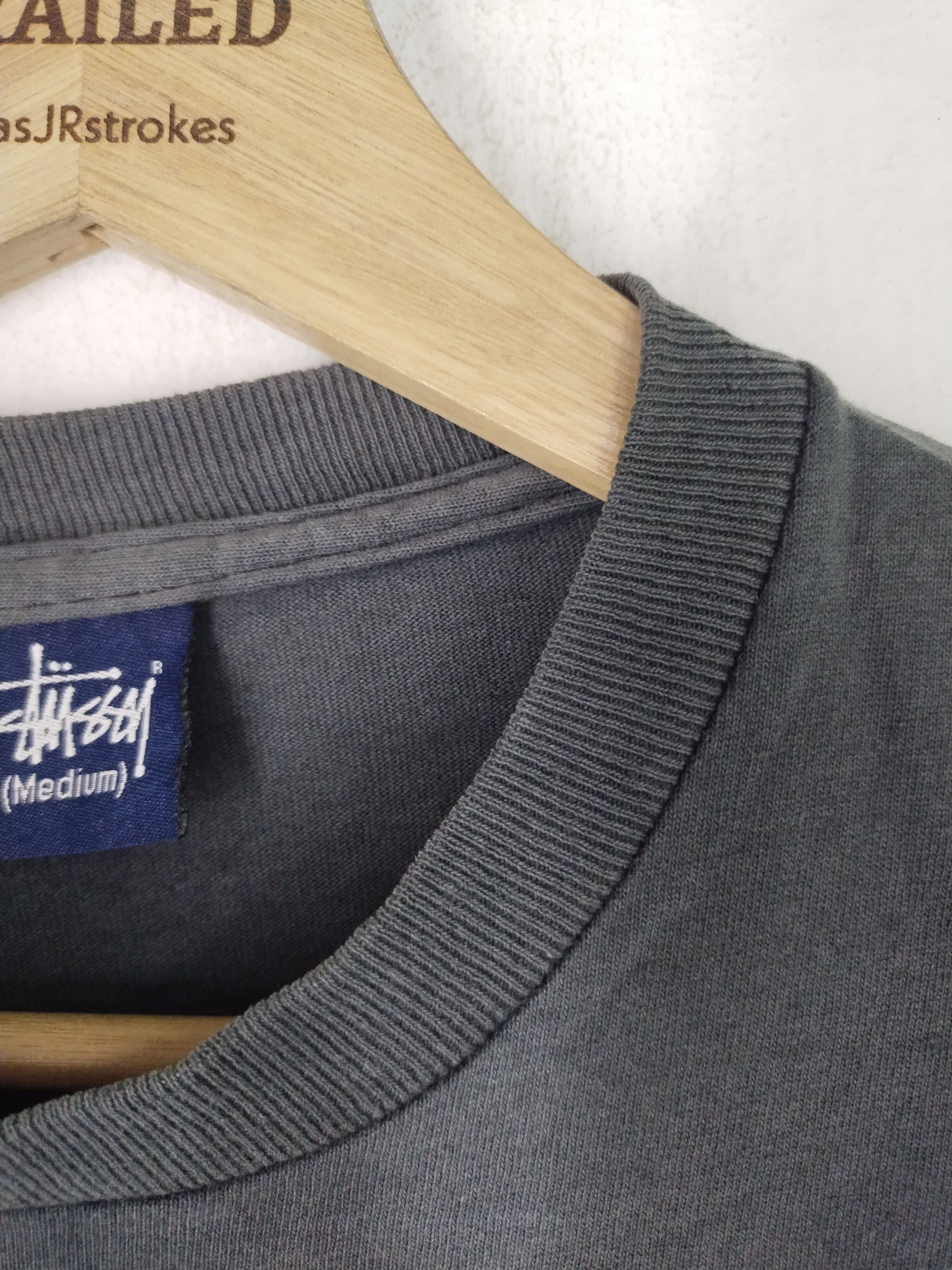 Stussy × Vintage Vintage 00's Big Crown Logo Stussy Faded Tee Size US M / EU 48-50 / 2 - 4 Thumbnail