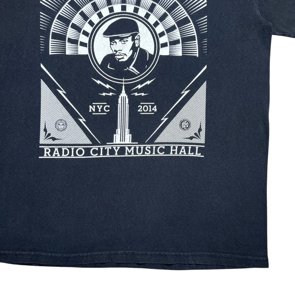 Rap Tees 2014 Dave Chappelle Tour OBEY Radio City Music Hall T-Shirt Size US L / EU 52-54 / 3 - 7 Thumbnail