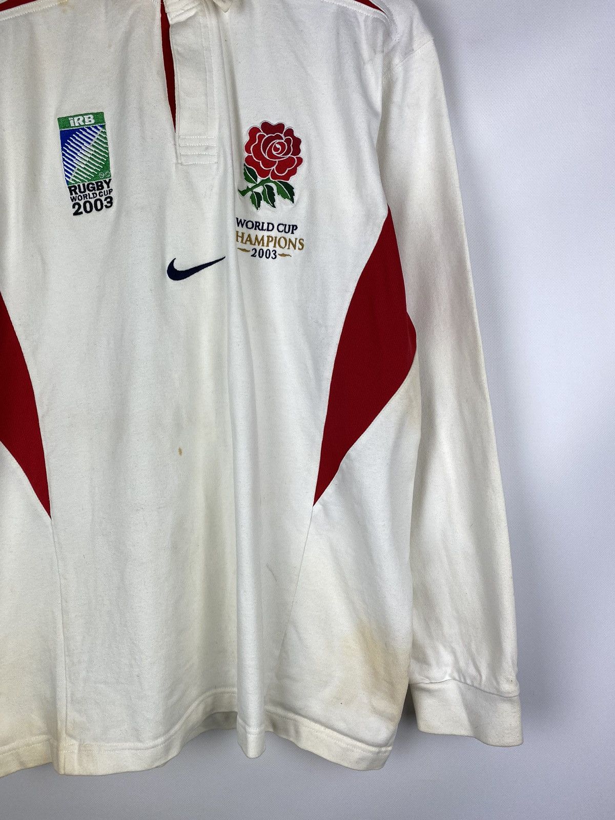 Vintage Nike Rugby World Cup 2003 Champions England Union Shirt Size US XL / EU 56 / 4 - 4 Thumbnail
