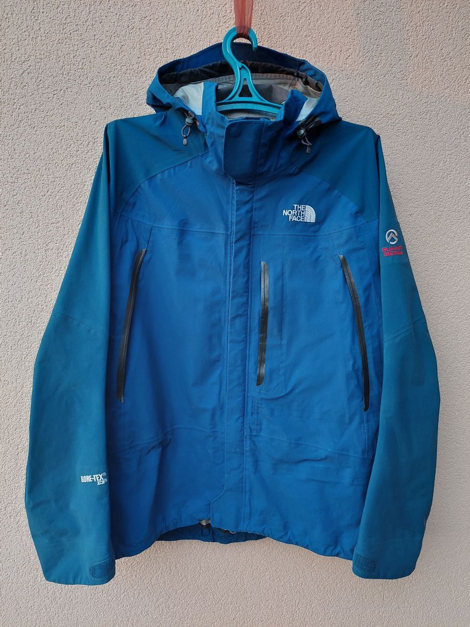 Pre-owned Goretex X The North Face Vintage Jacket The North Face Vintage Summit Series Blue Y2k (size Medium)