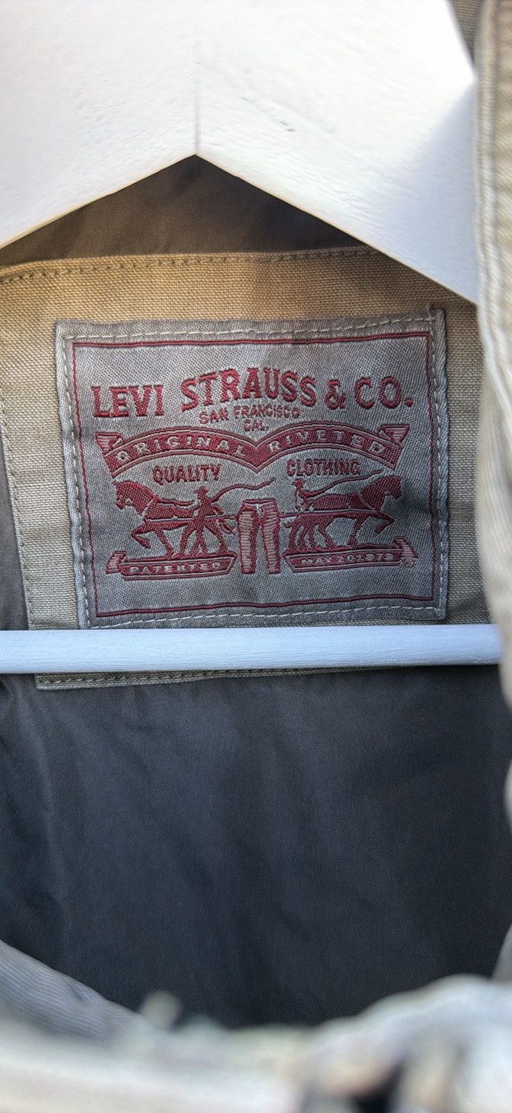 Levi's Levi Mens Military style Jacket Size US L / EU 52-54 / 3 - 2 Thumbnail